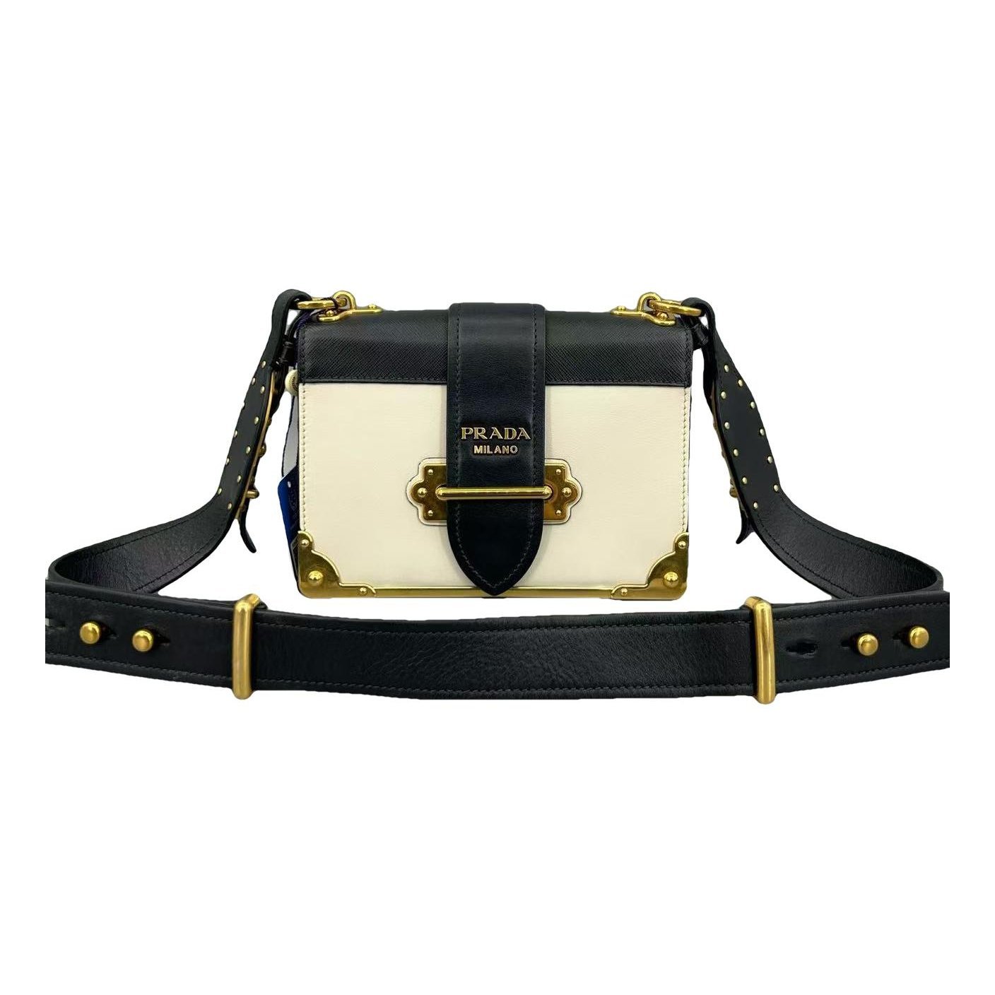 Cahier leather handbag