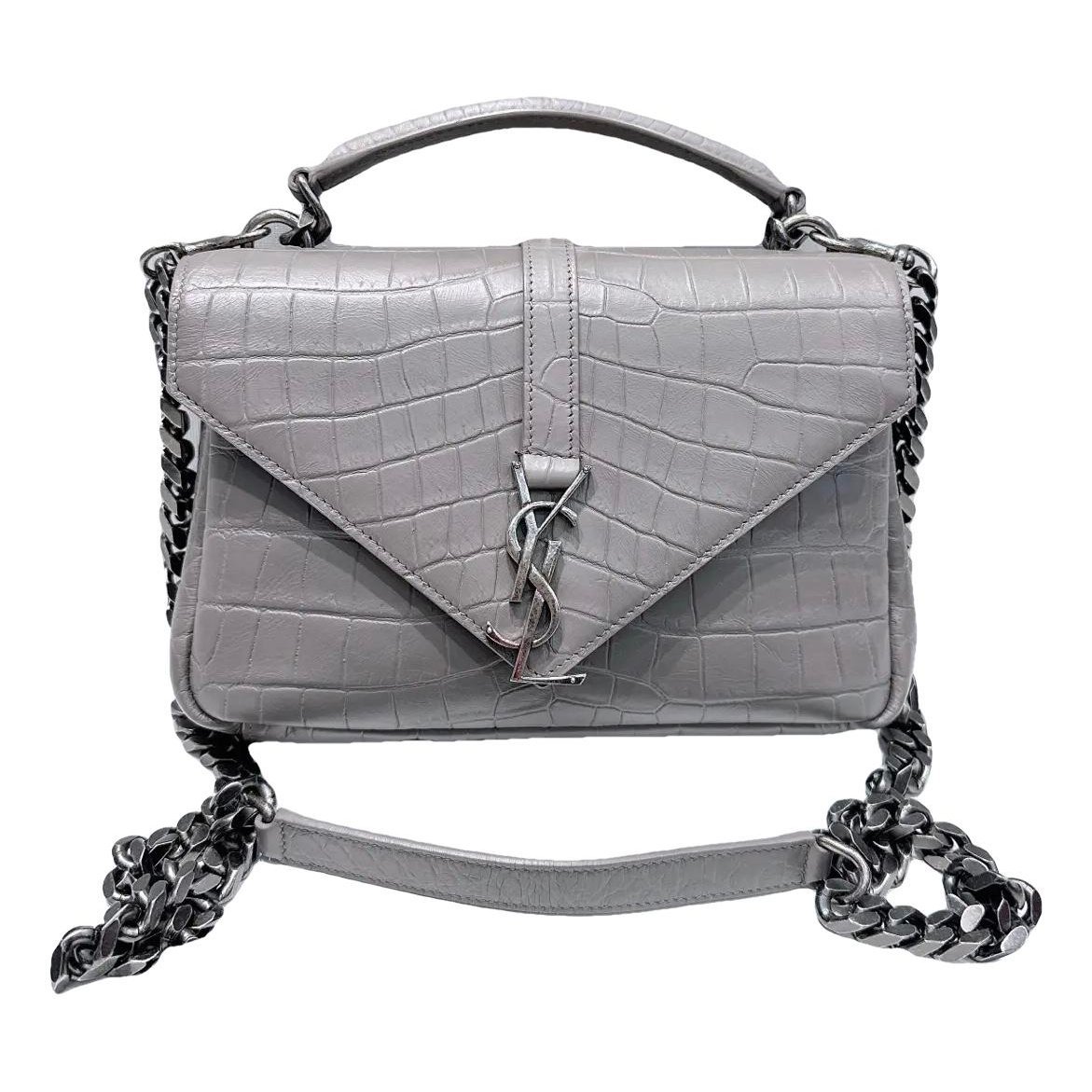 Collége monogramme leather handbag