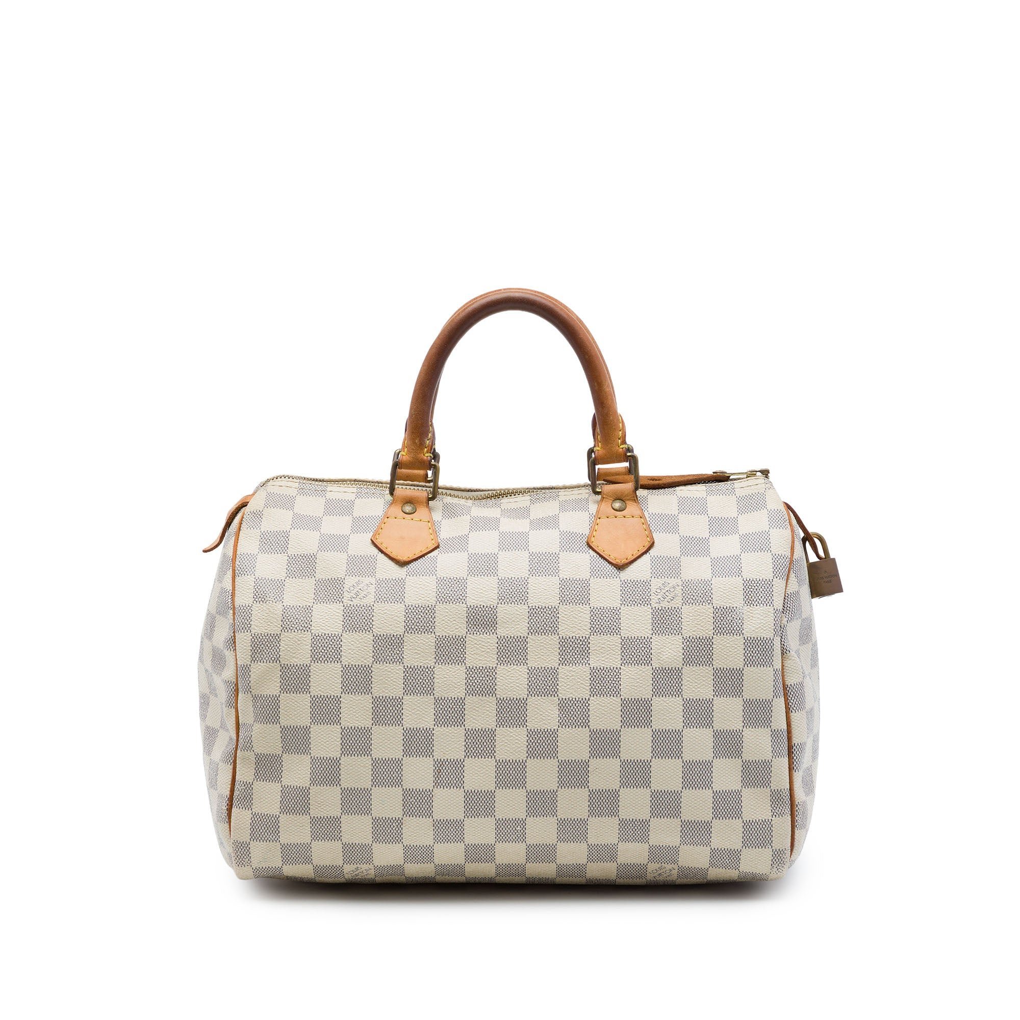 Speedy leather handbag