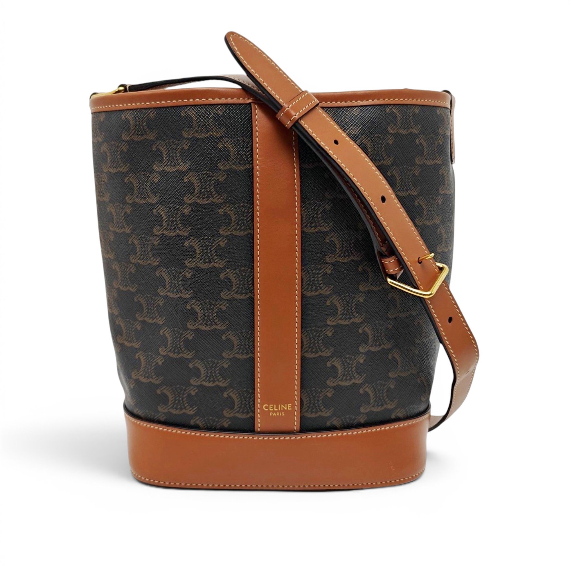 SAC SEAU leather handbag