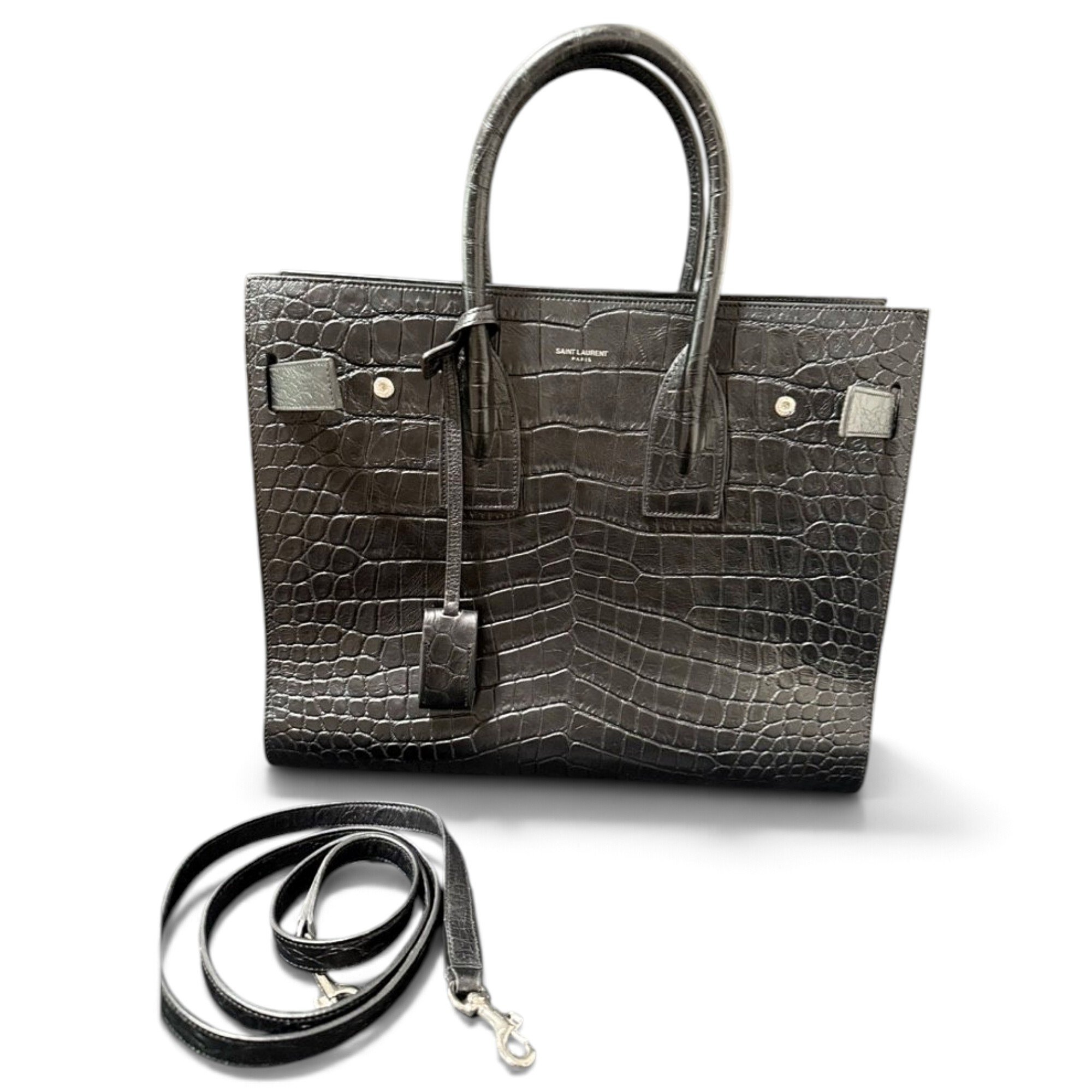 Saint Laurent Sac de Jour leather handbag