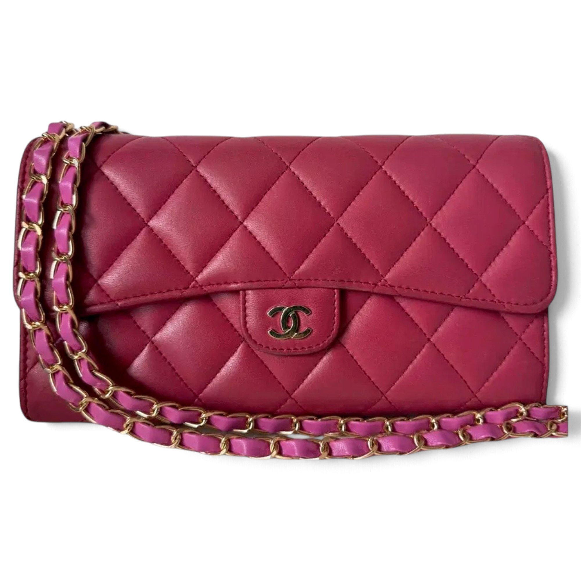Wallet On Chain Timeless/Classique leather crossbody bag