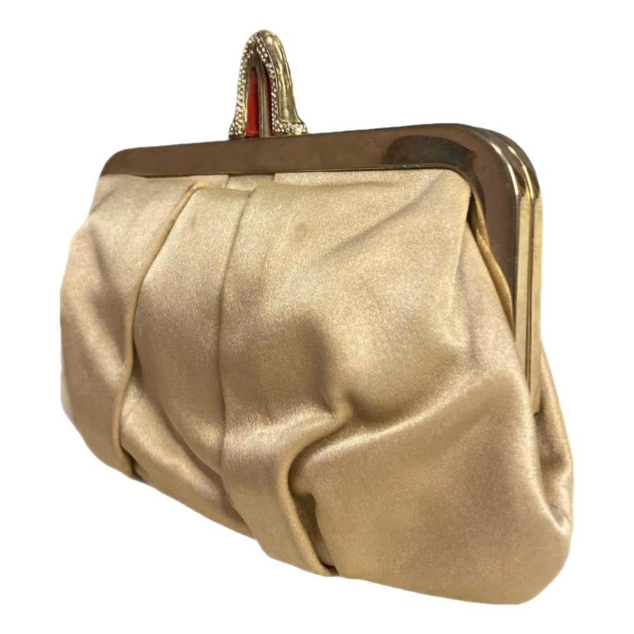 Silk clutch bag