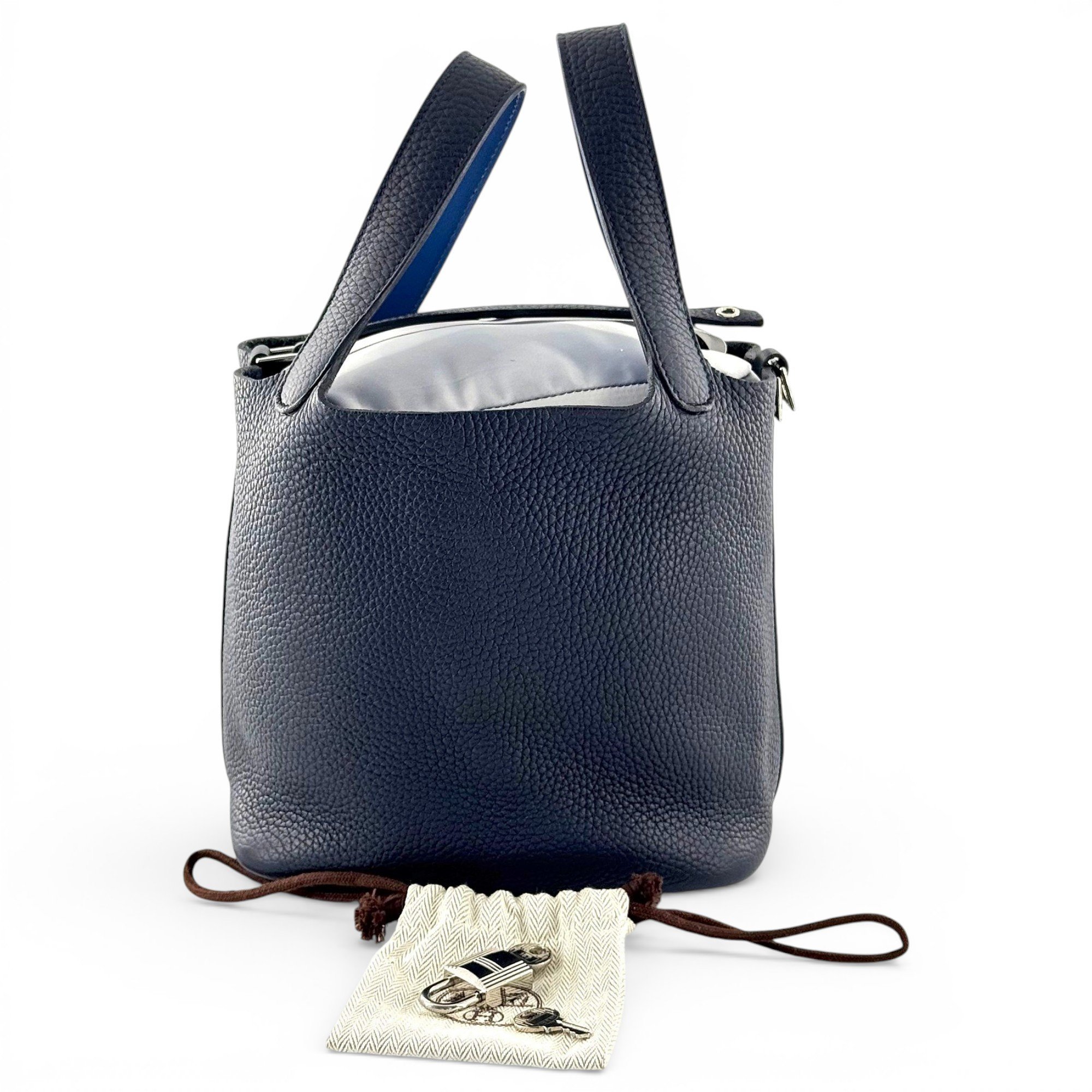 Picotin leather handbag