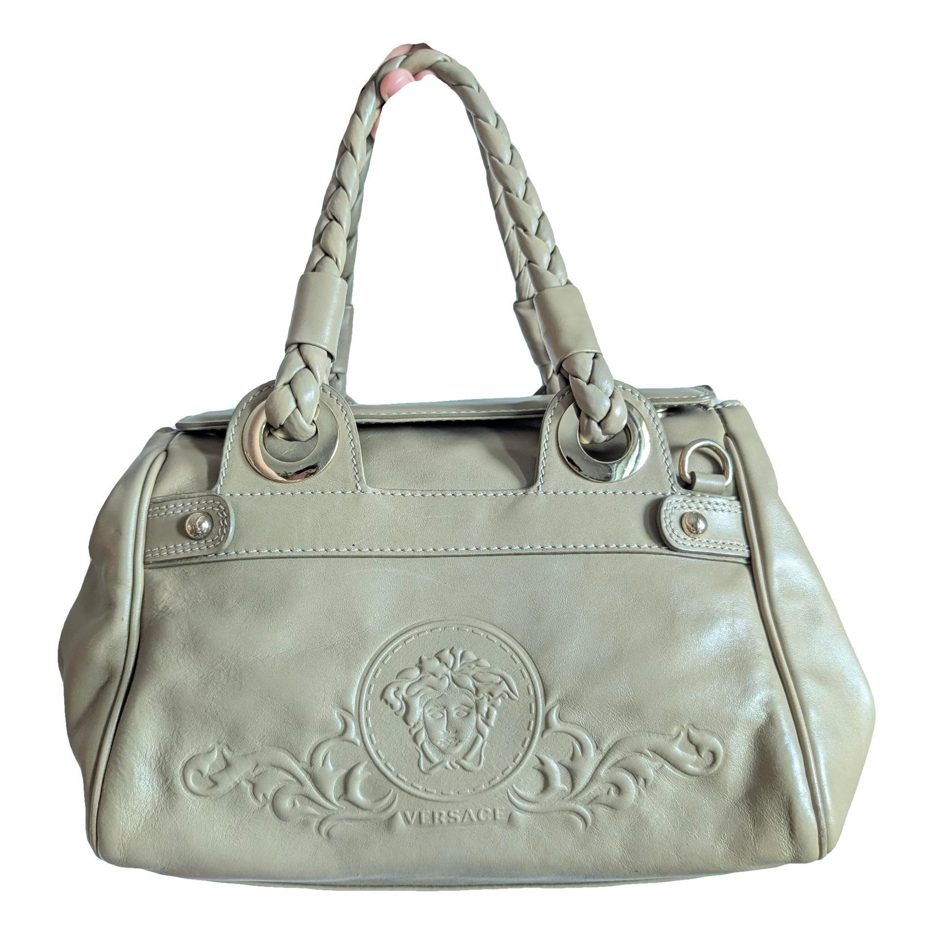 La Medusa leather handbag