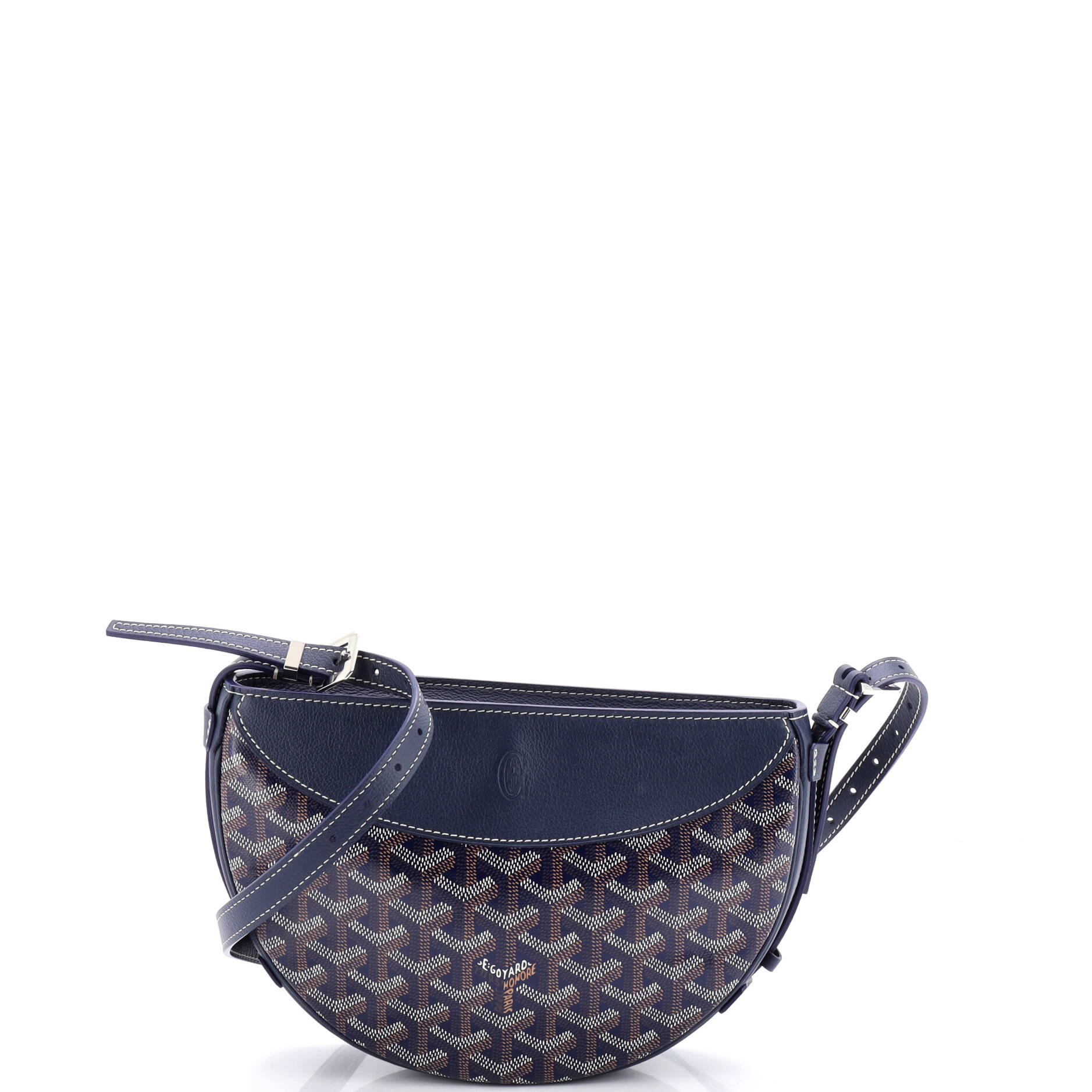 Goyard Hirondelle Shoulder Bag Coated Canvas and Leather