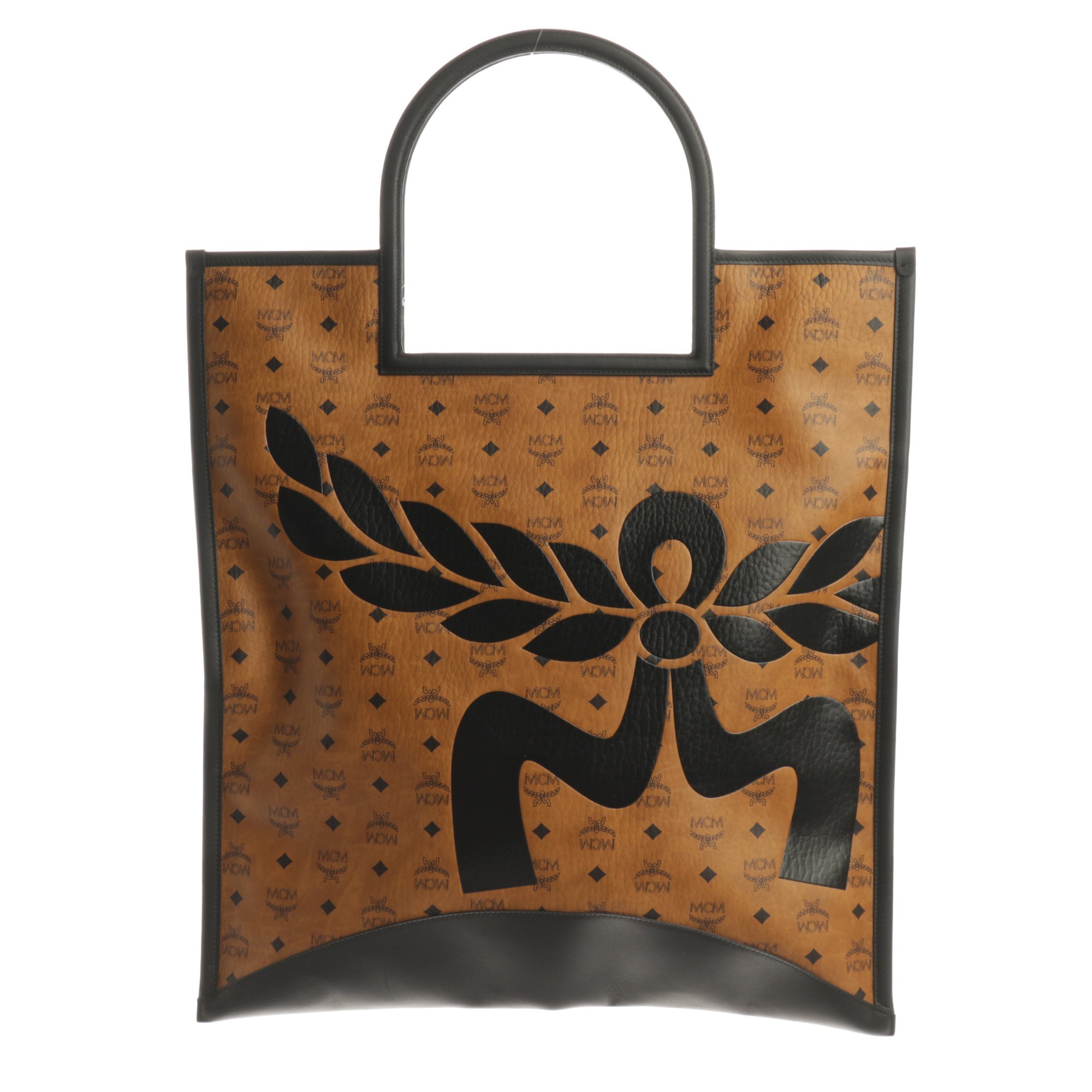 Leather tote