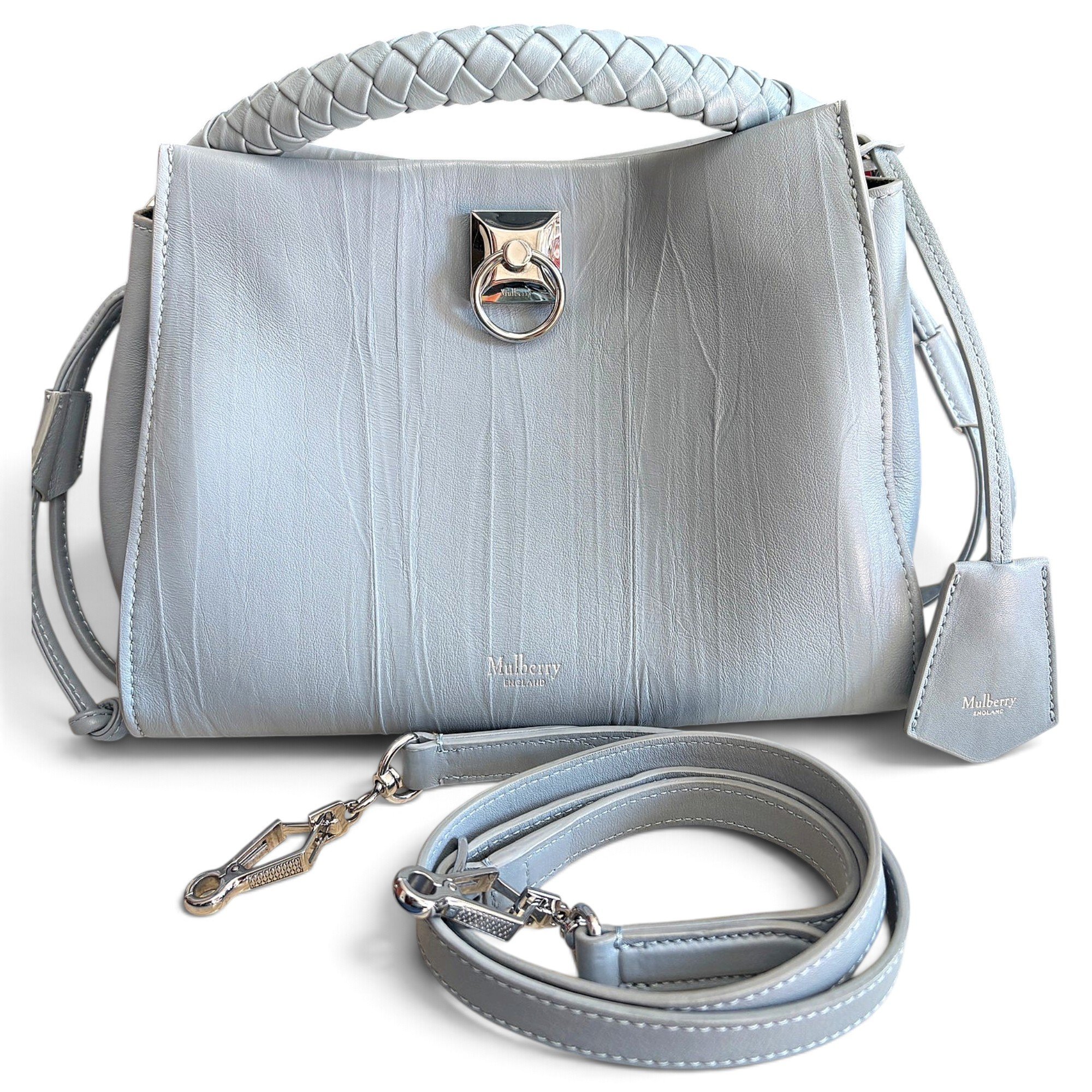 Iris leather handbag