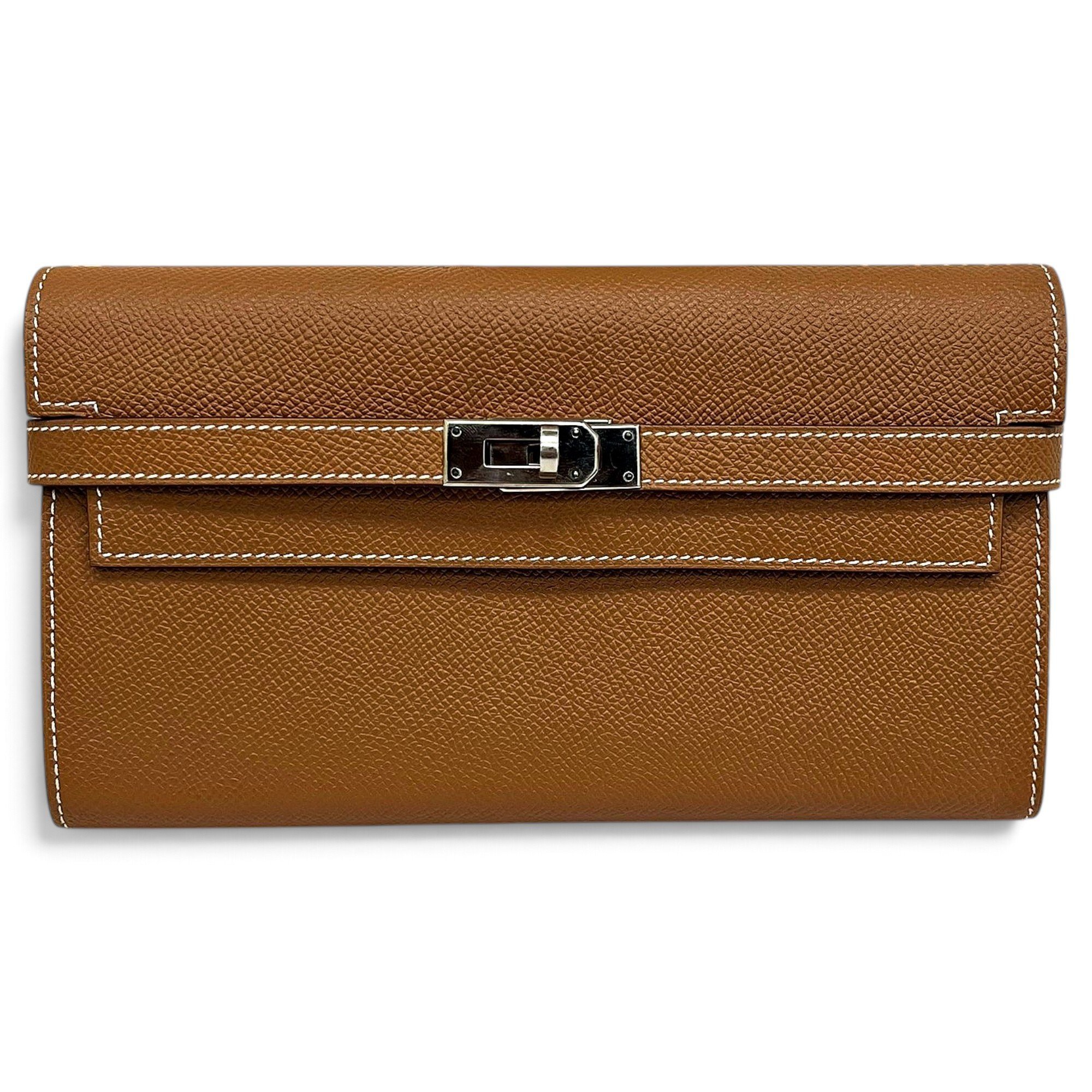 Kelly to go leather clutch bag
