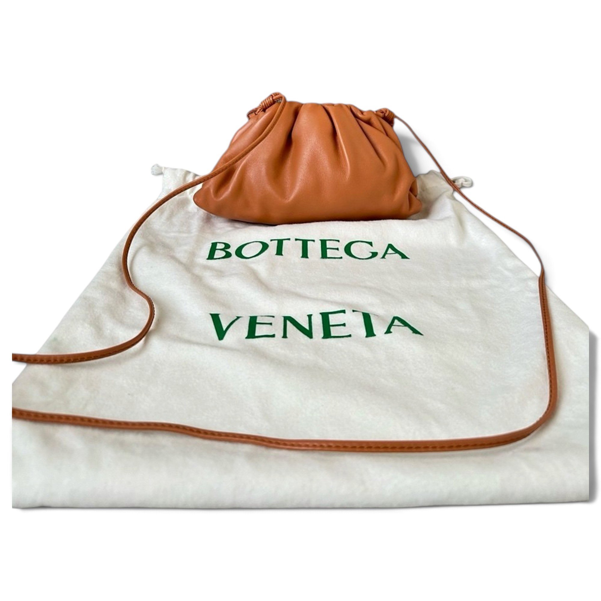 Pouch leather crossbody bag