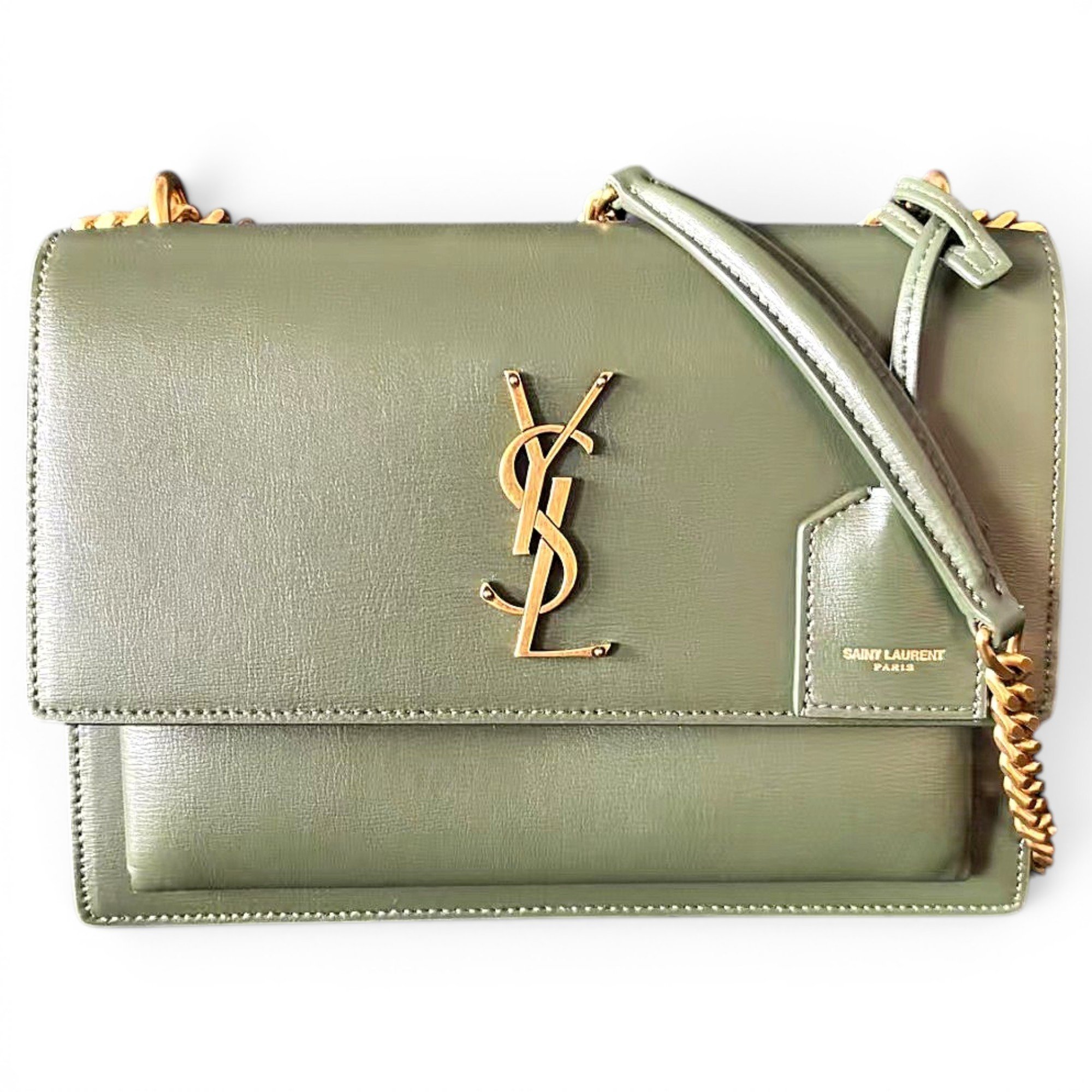 Sunset leather crossbody bag