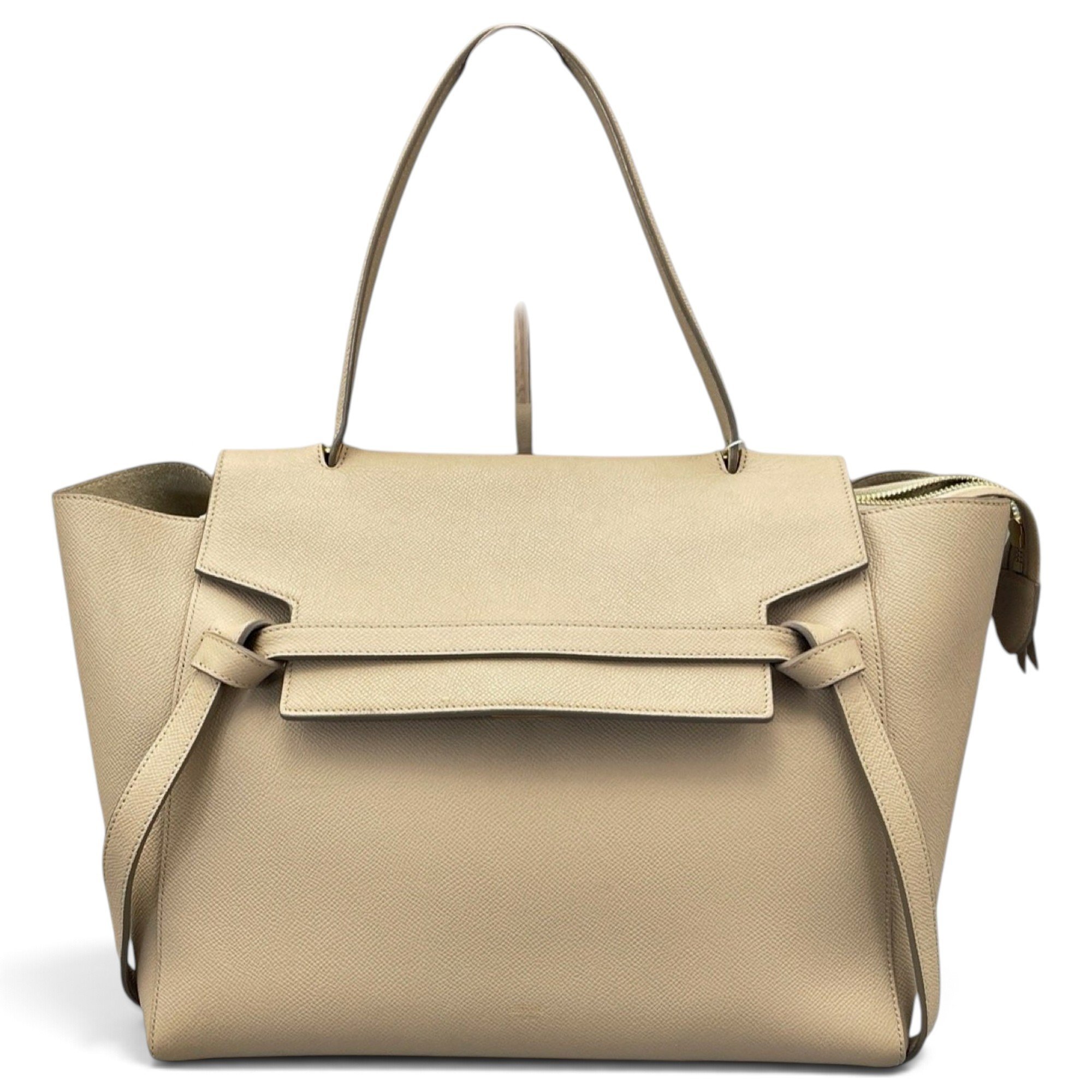 Belt leather handbag