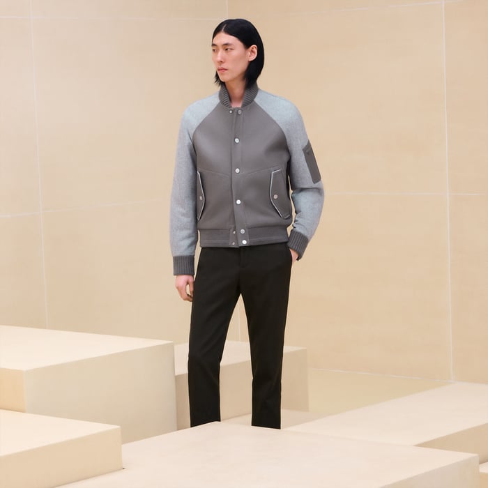 Tourbe Rib-trim Jacket