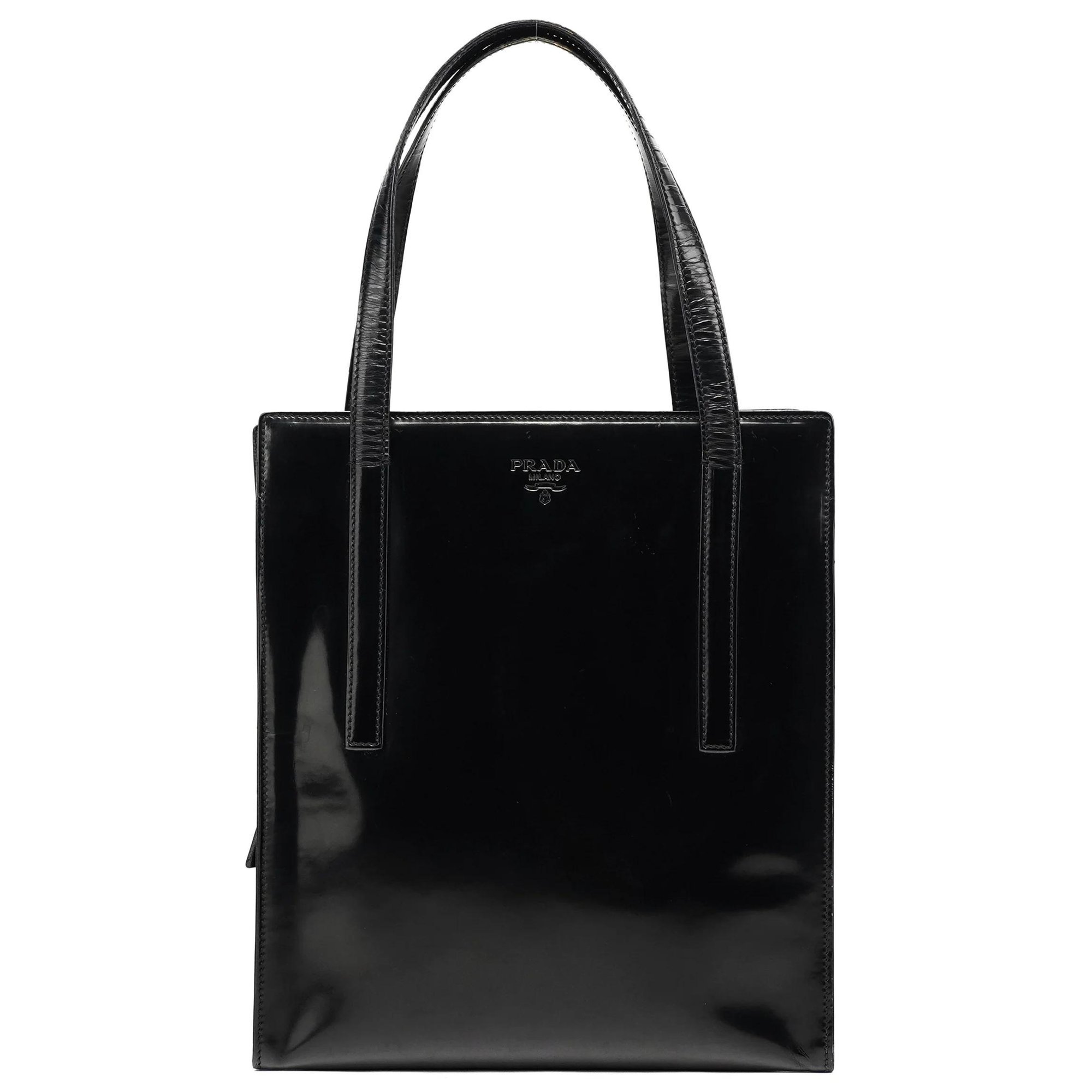 Re-Edition 1995 patent leather tote
