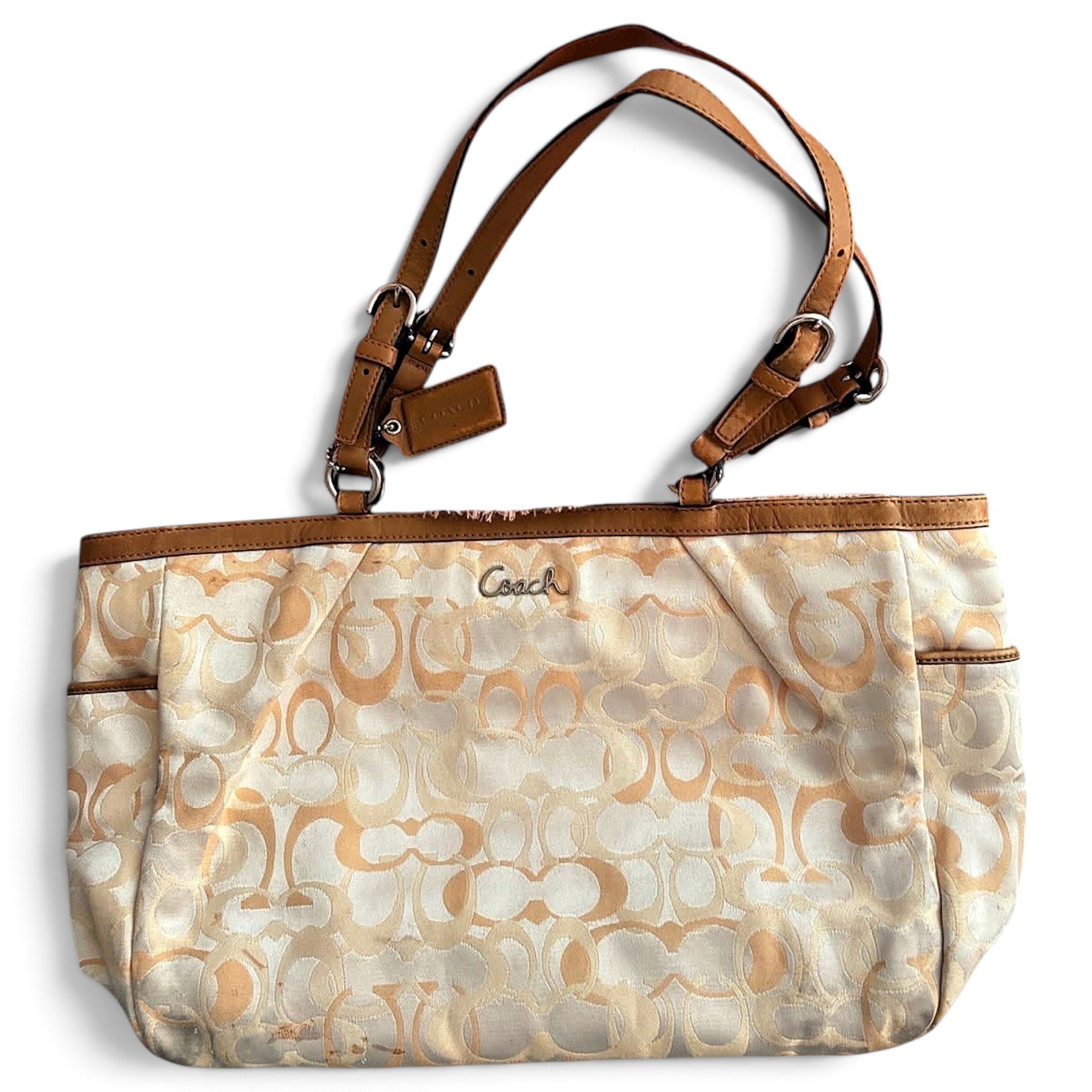 Leather tote