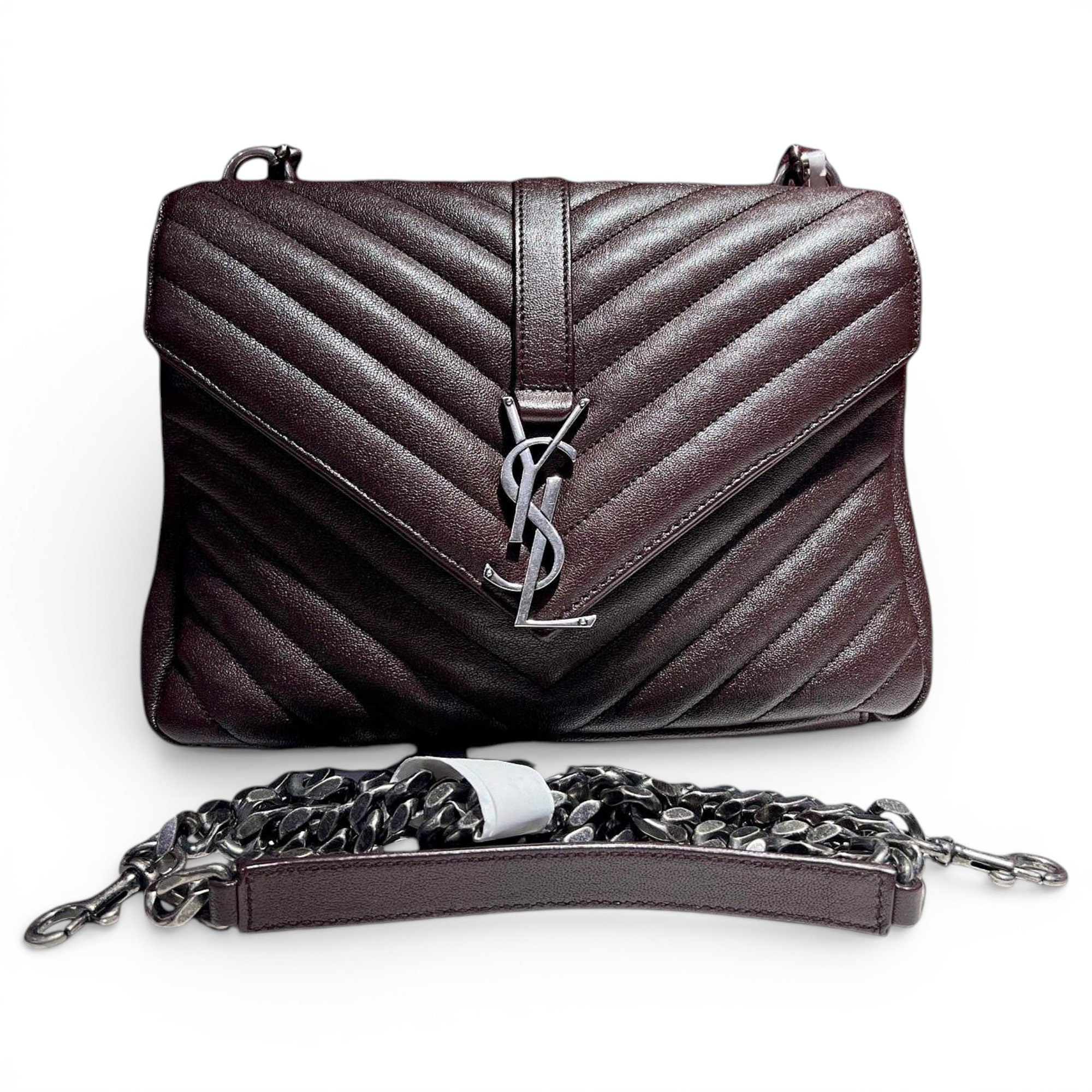 Collége monogramme leather handbag