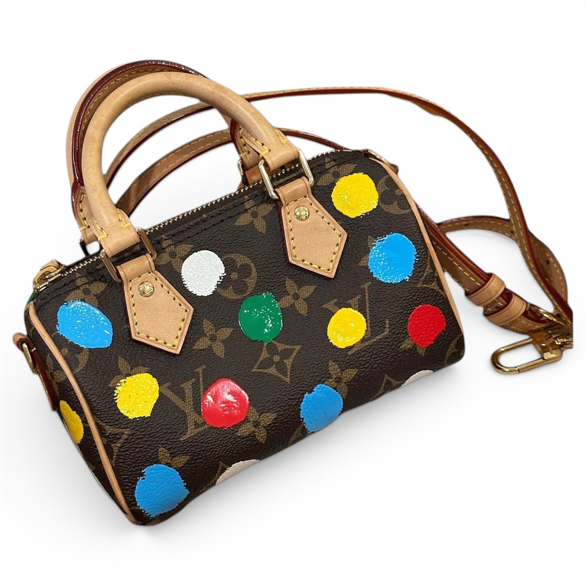 Speedy leather handbag