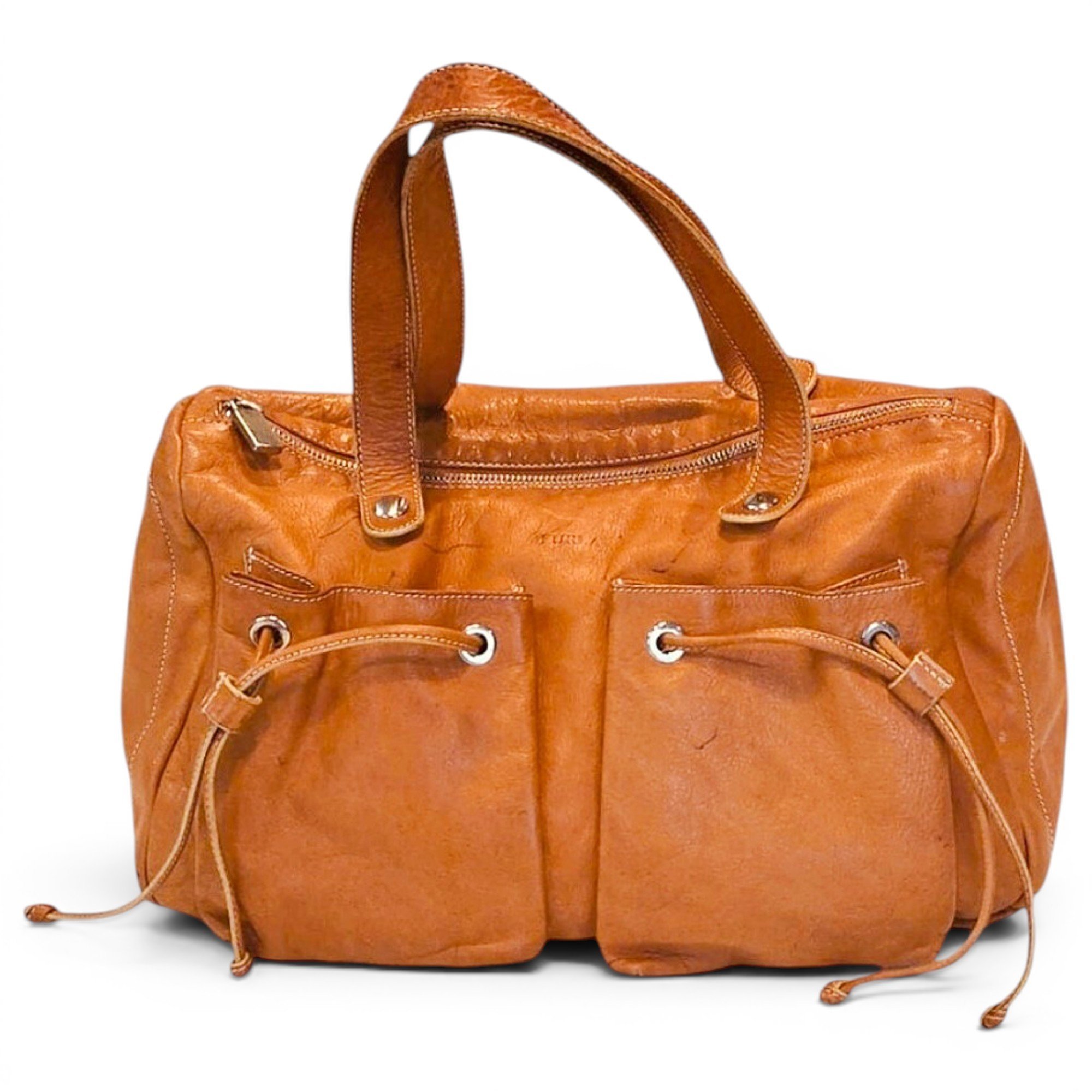 Leather handbag