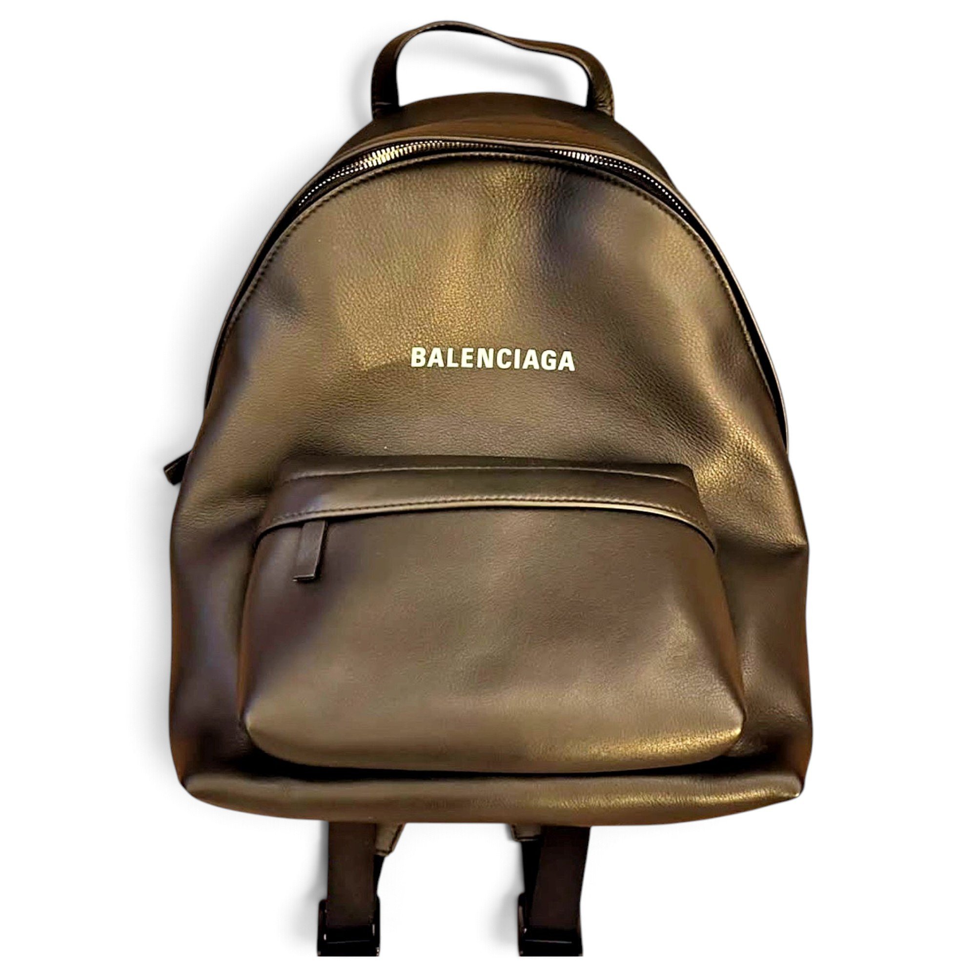 Leather backpack