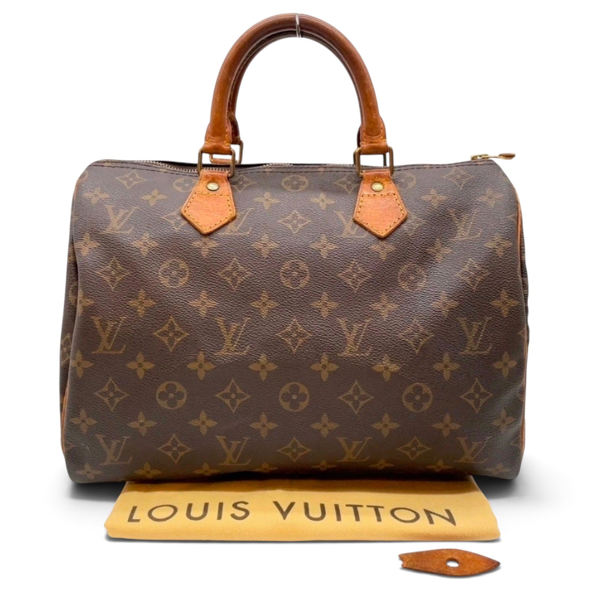 Speedy leather handbag