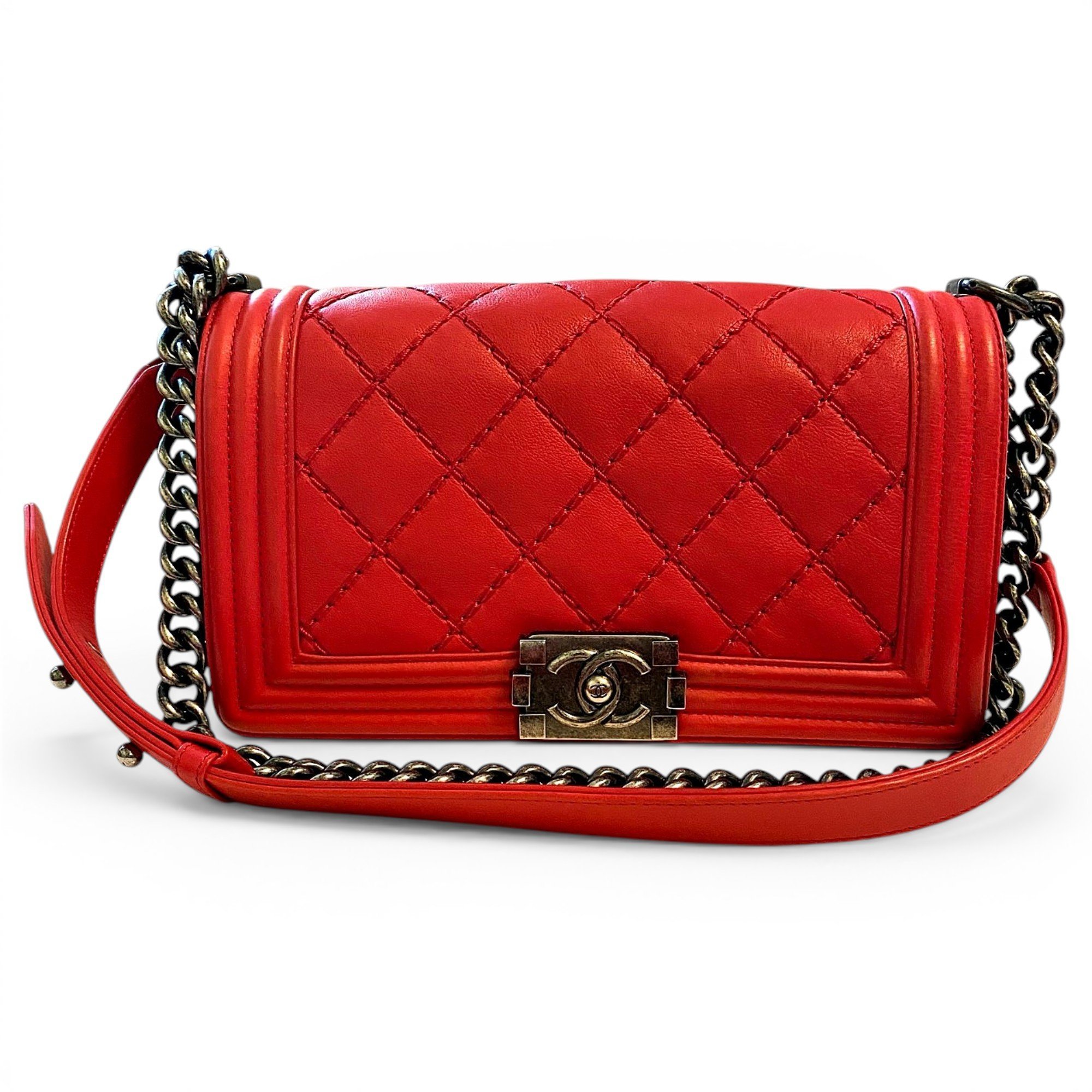 Boy leather handbag