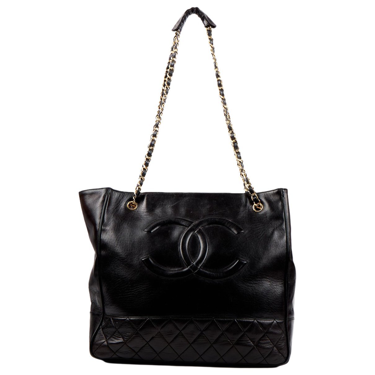 Leather tote