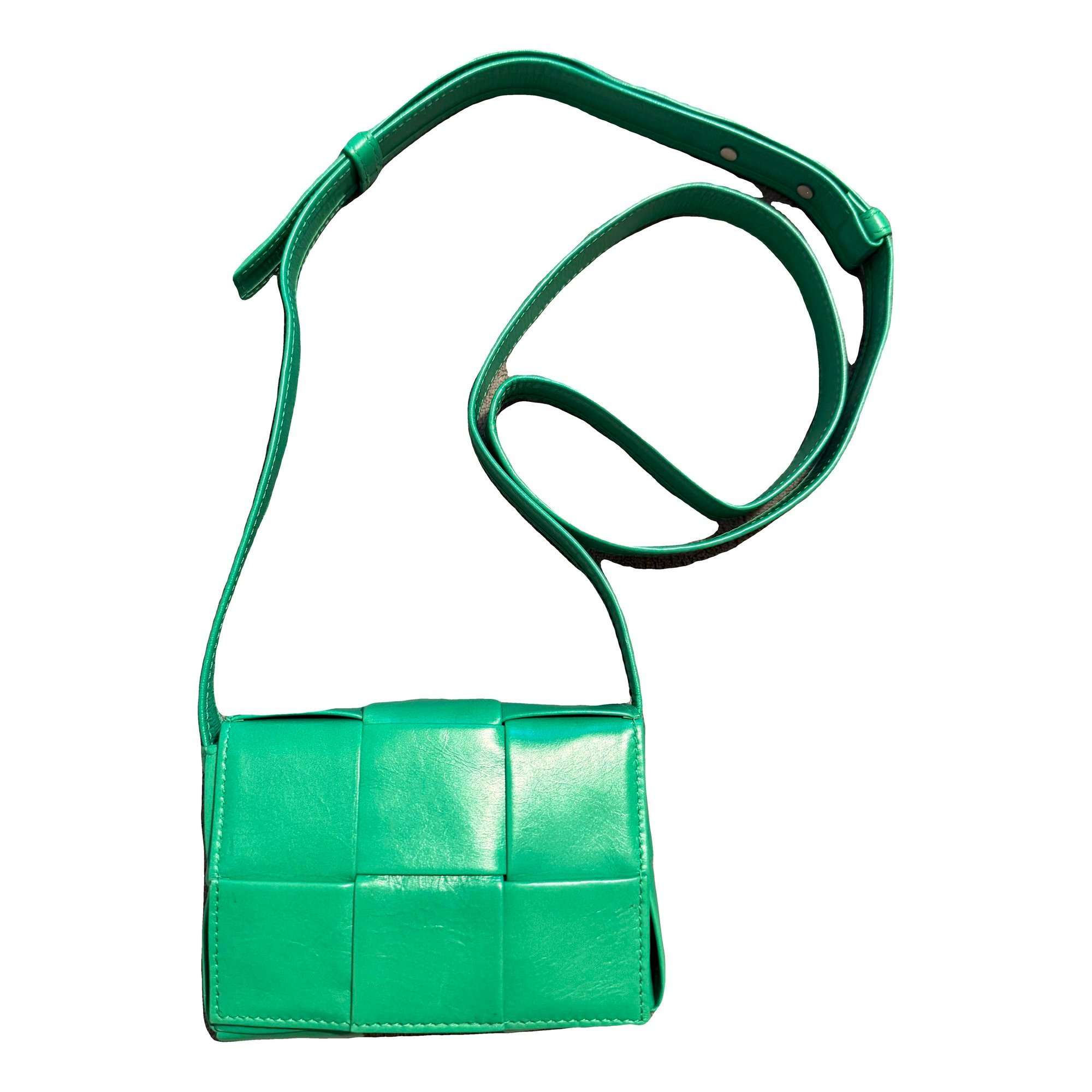 Cassette leather crossbody bag