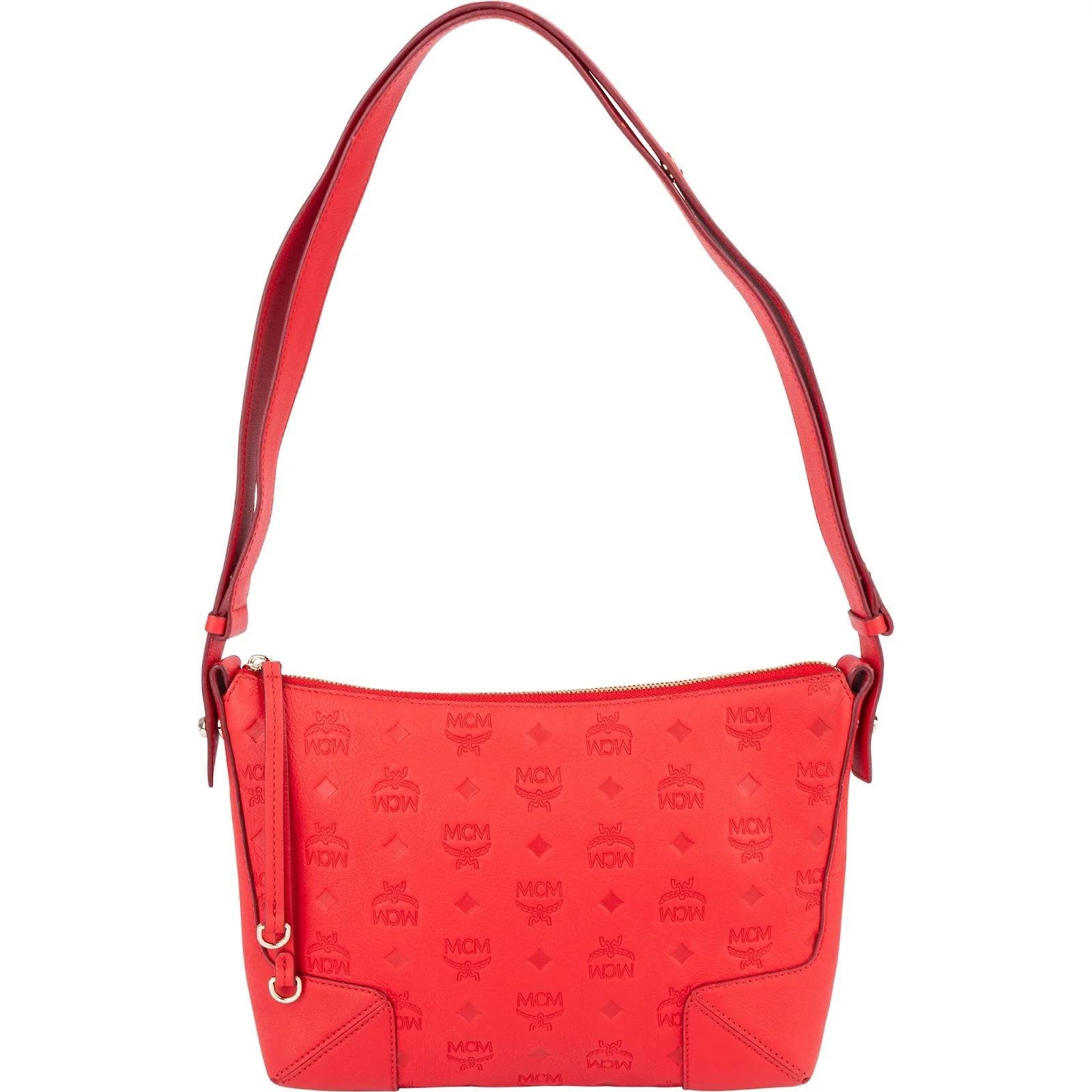 MCM Boston leather crossbody bag