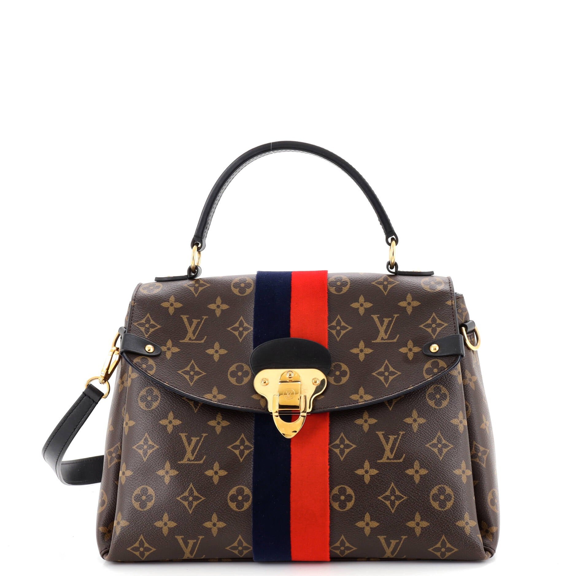 Georges Handbag Monogram Canvas MM