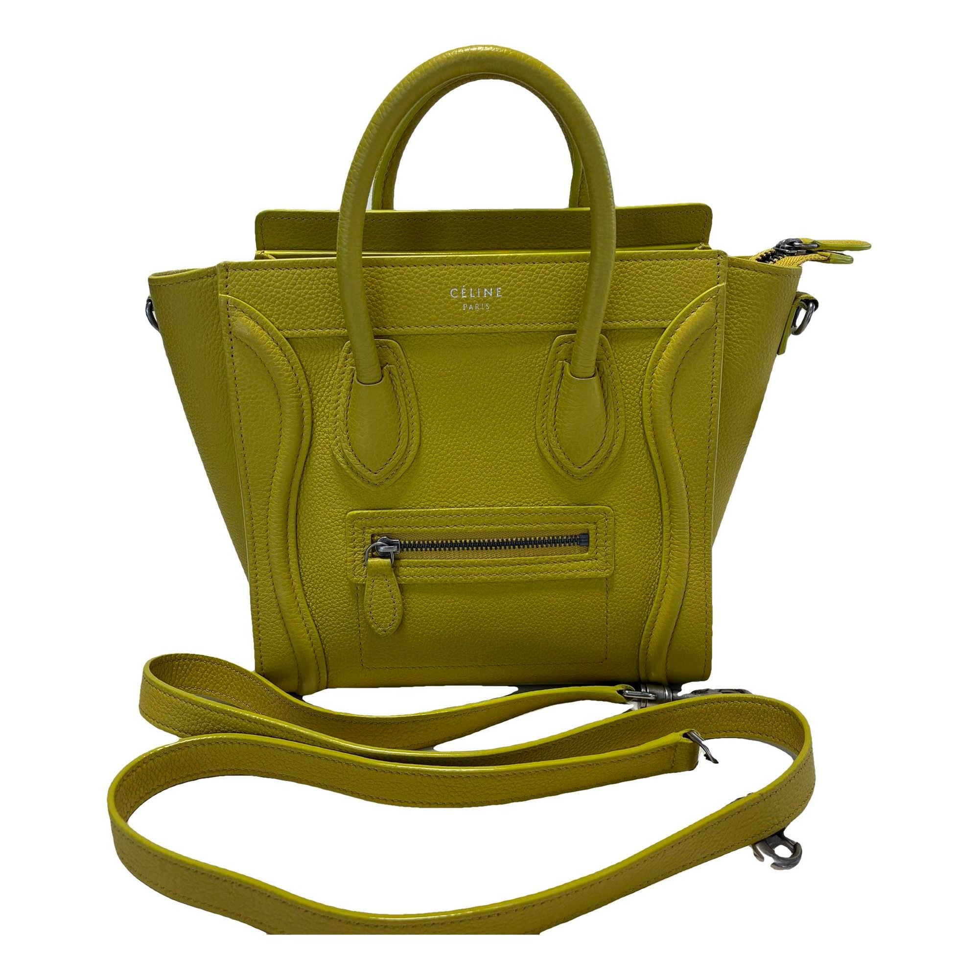 Nano Luggage leather handbag