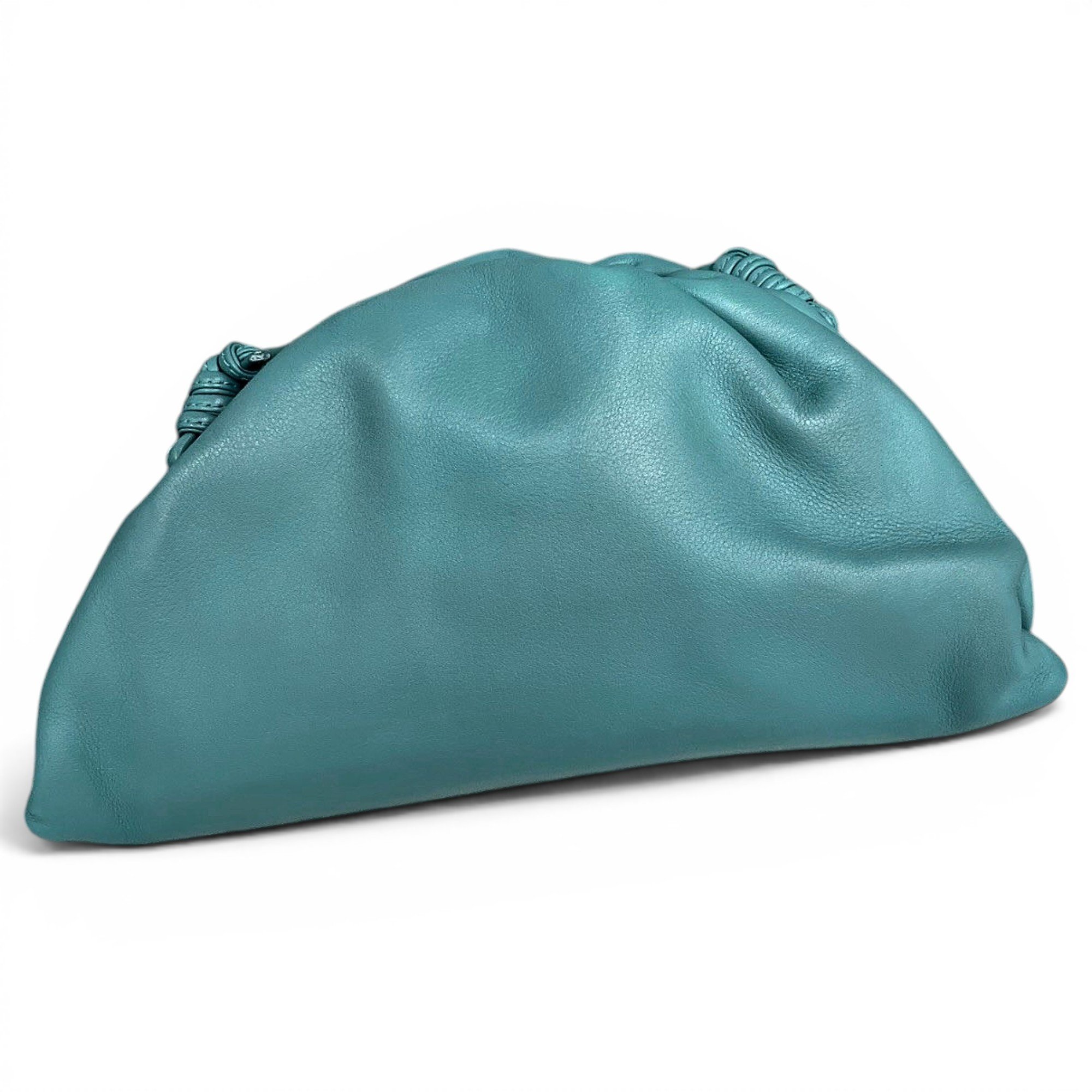 Pouch leather handbag