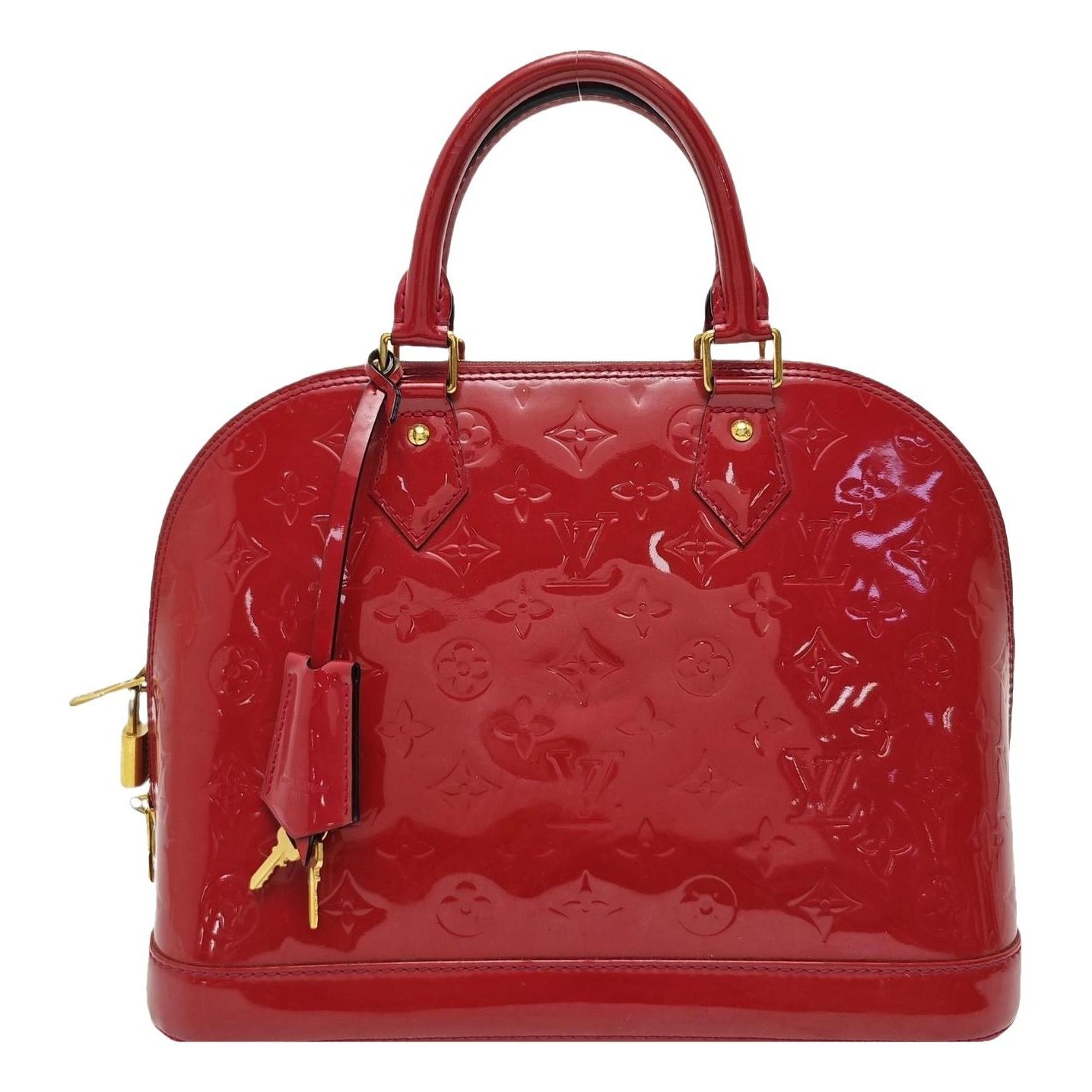 Alma patent leather handbag