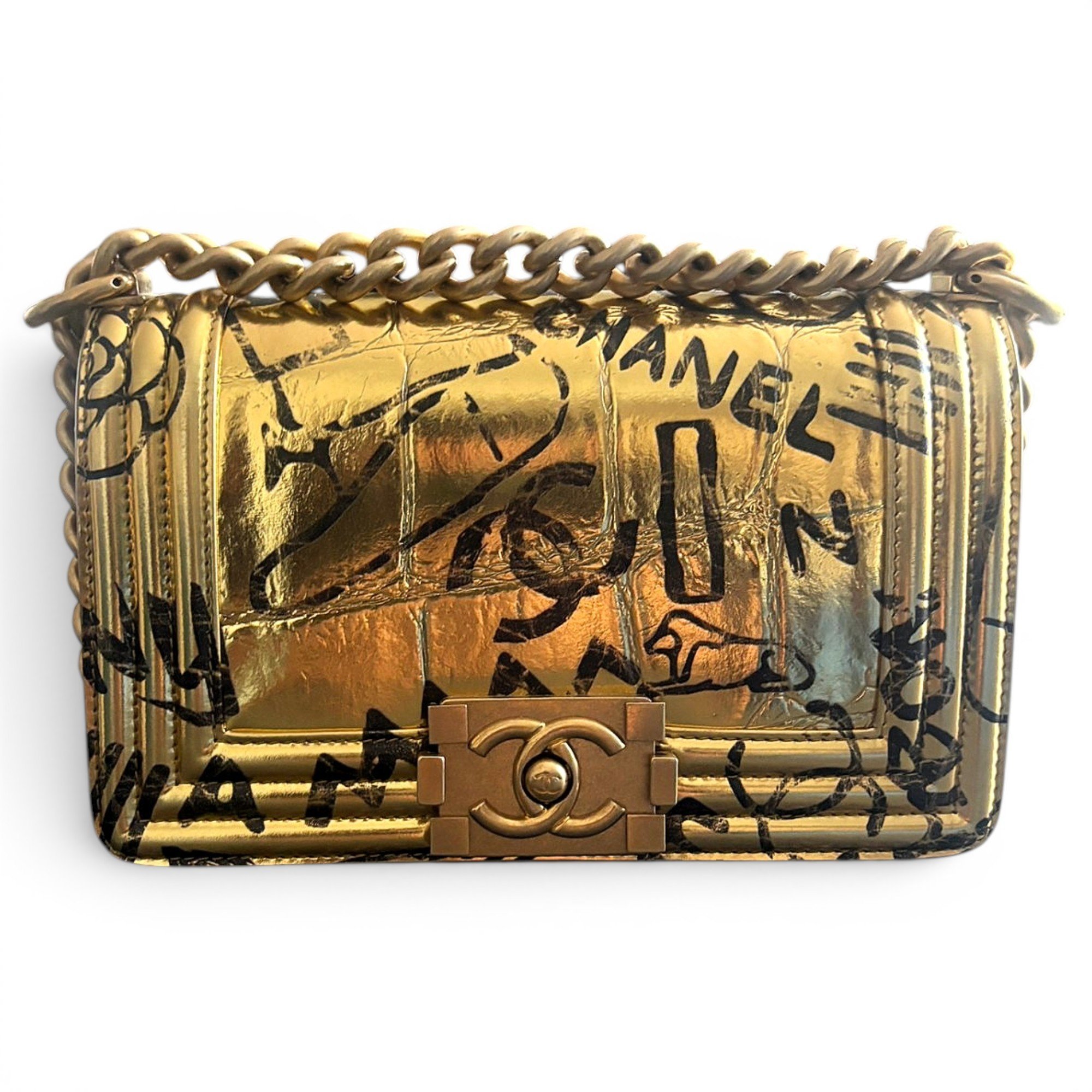 Boy leather crossbody bag
