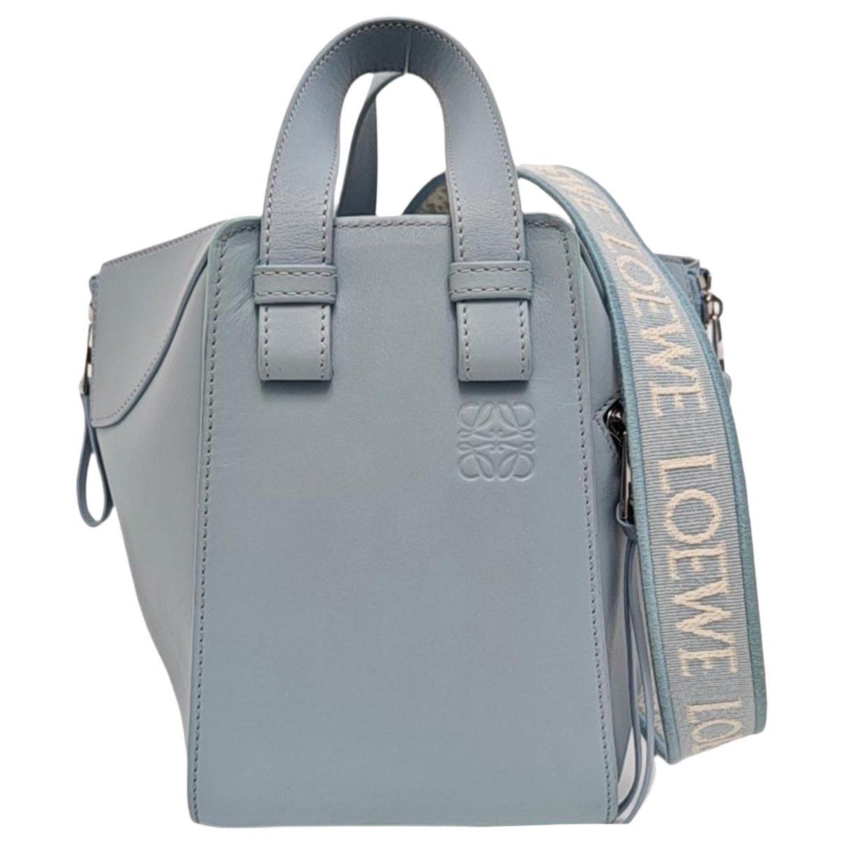 Hammock leather handbag