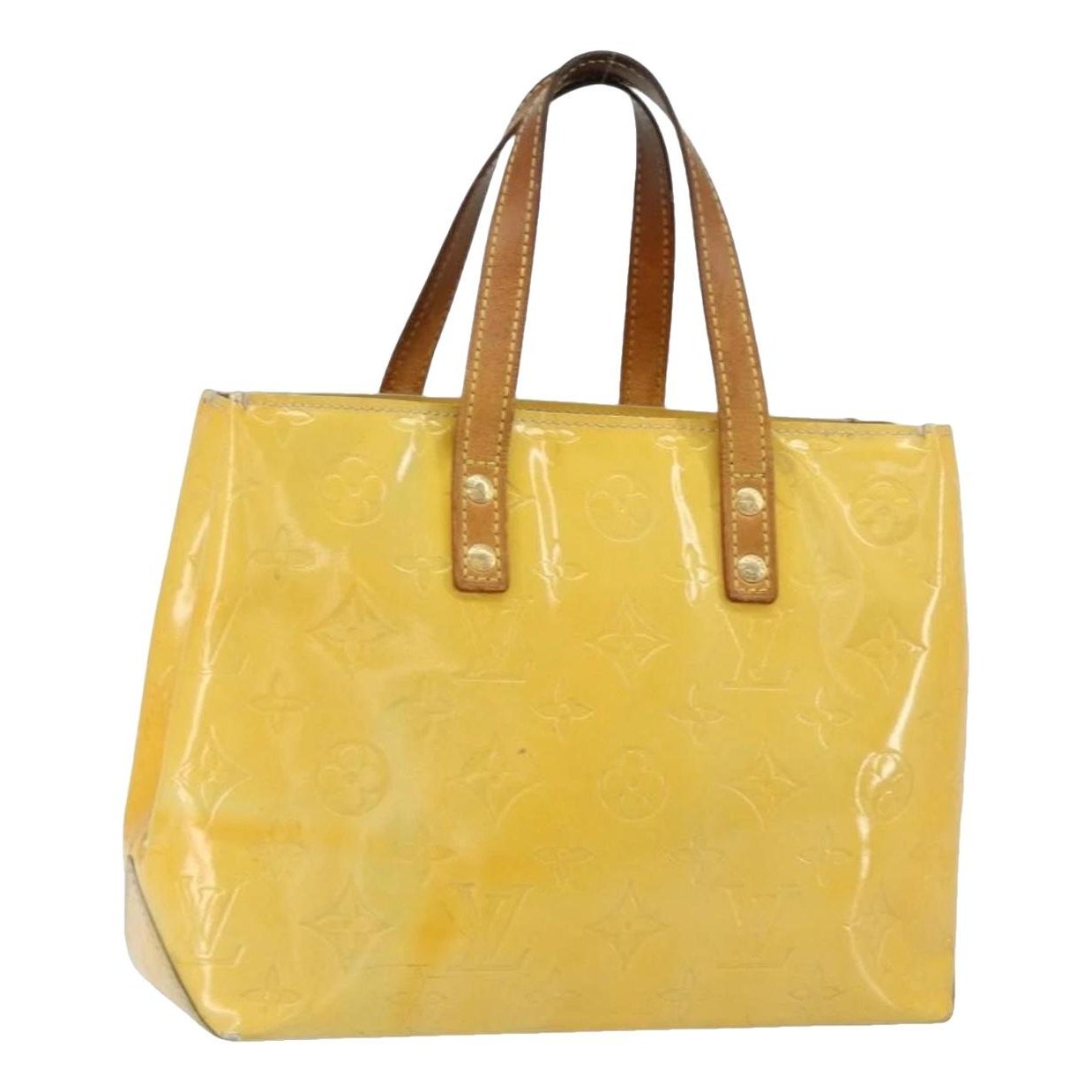 Patent leather handbag