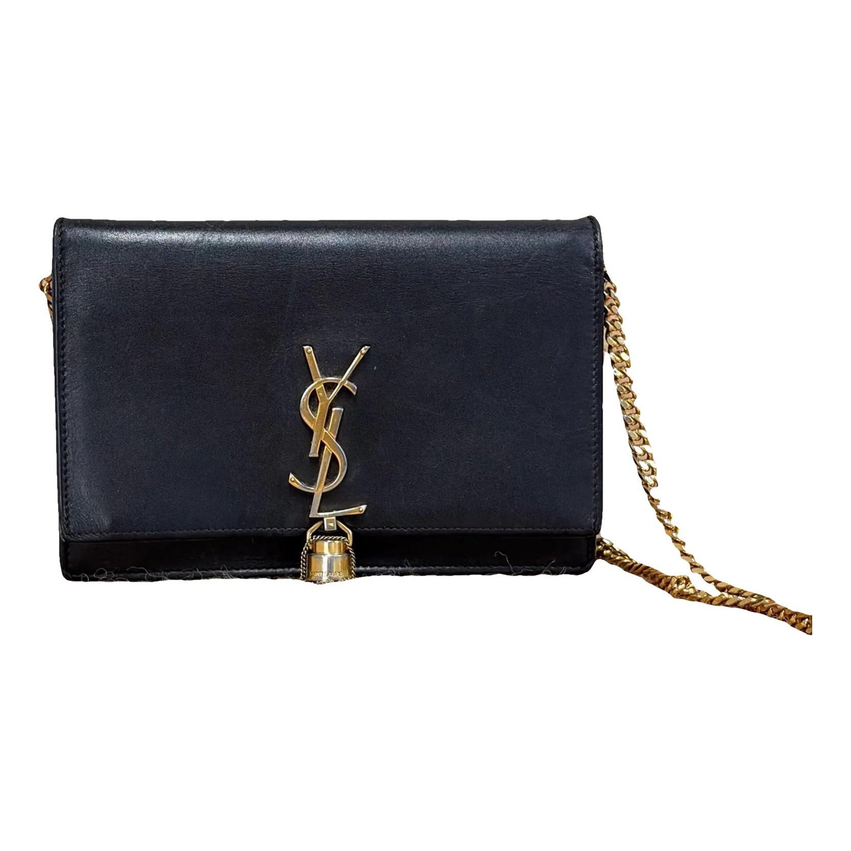 Pompom Kate leather handbag