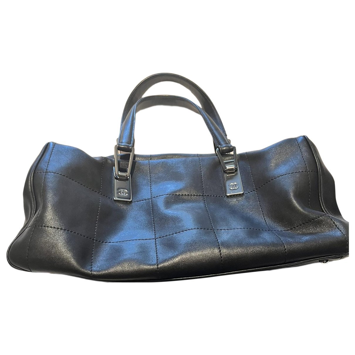 Leather bowling bag