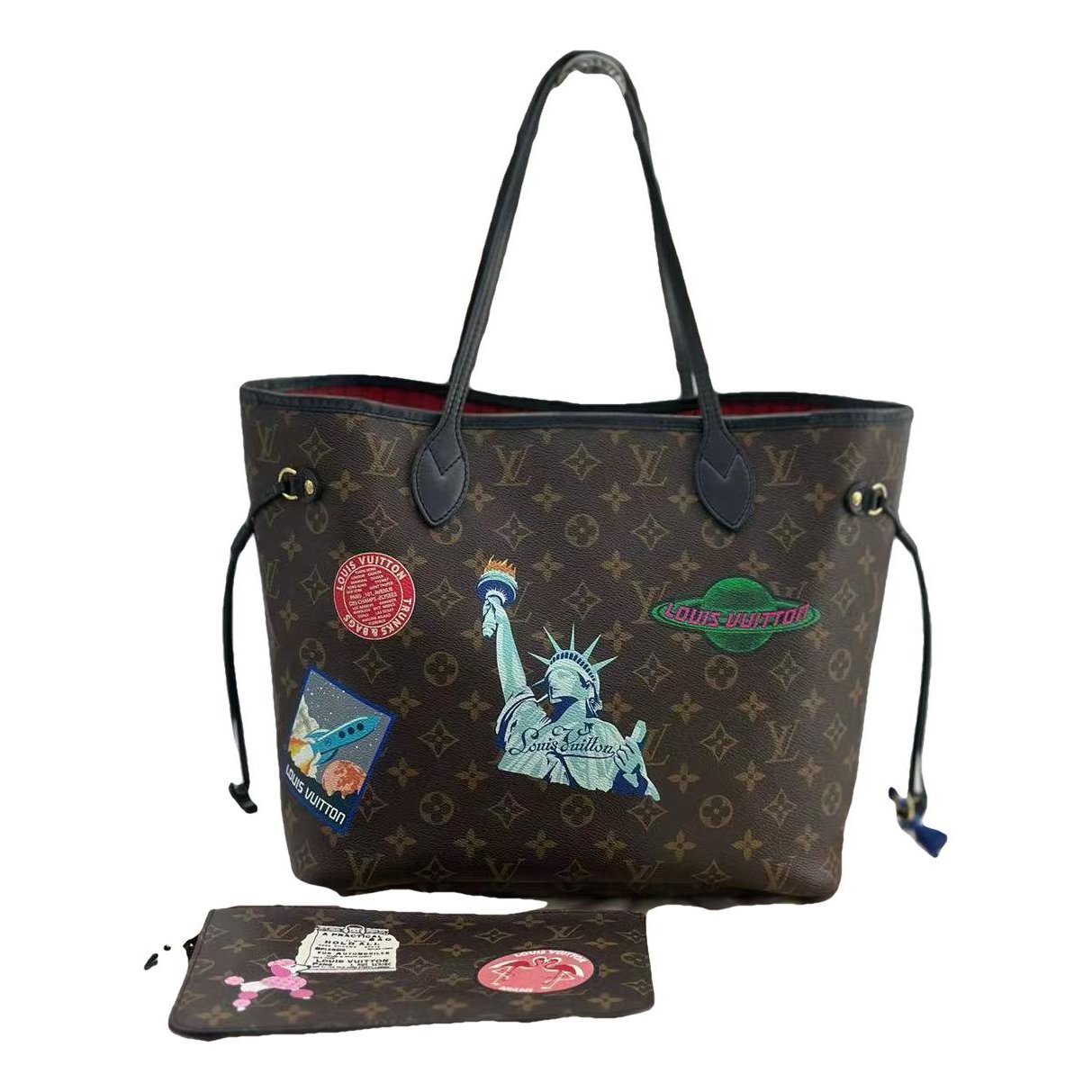 Neverfull leather handbag