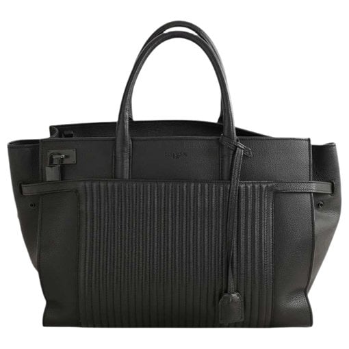 Leather tote