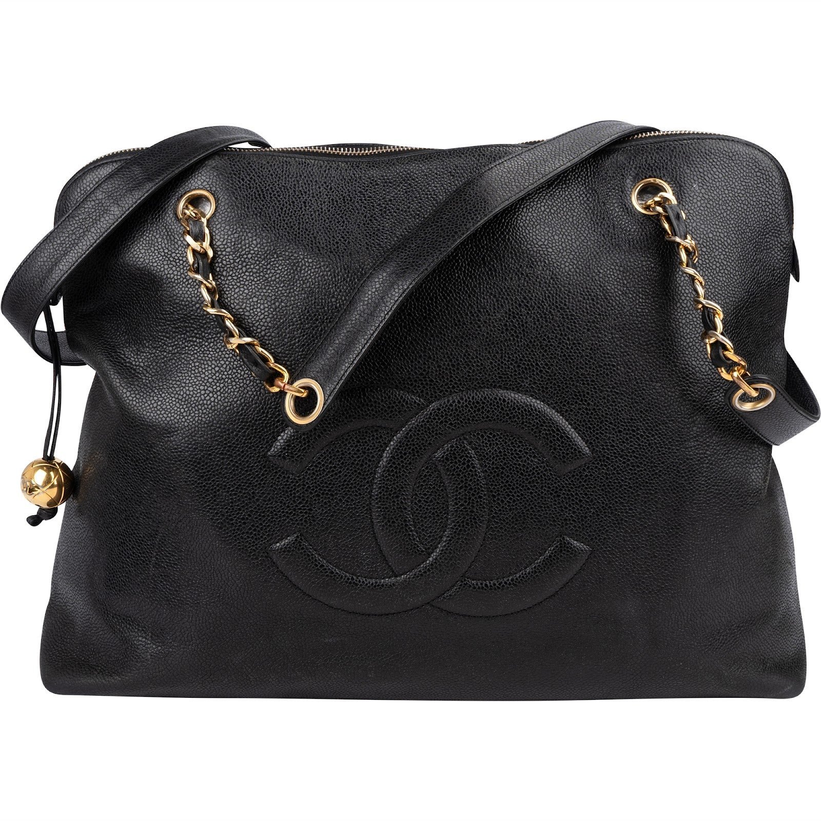 Classic CC Shopping leather handbag