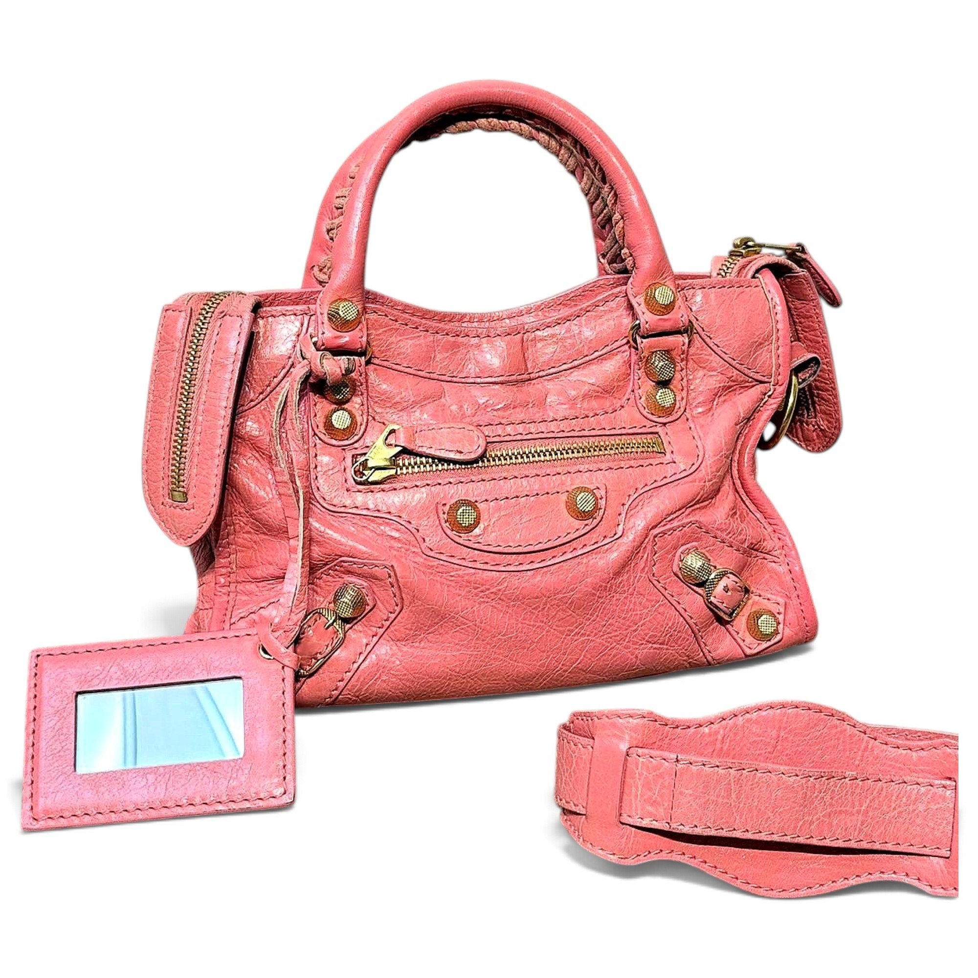 Leather backpack
