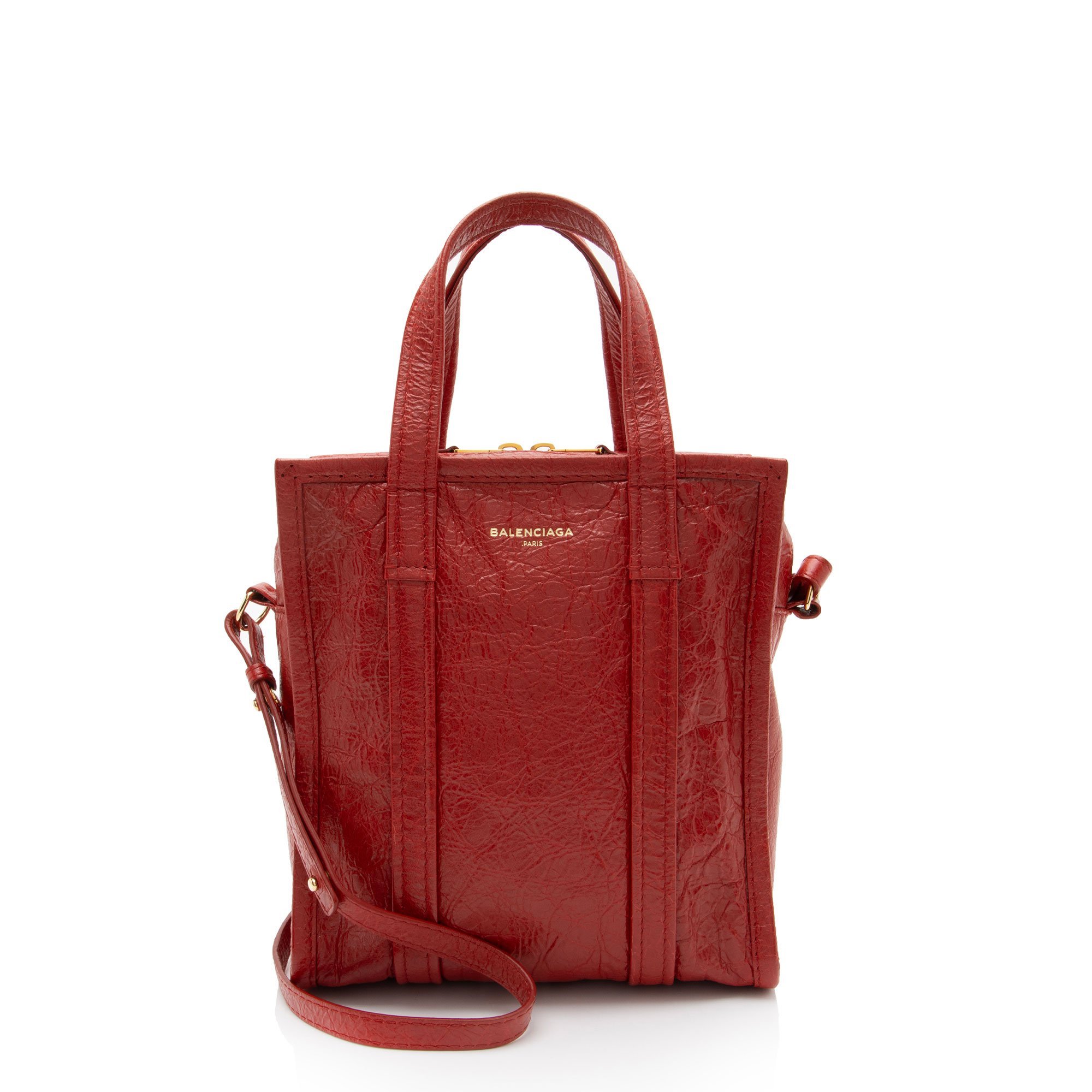 Leather tote