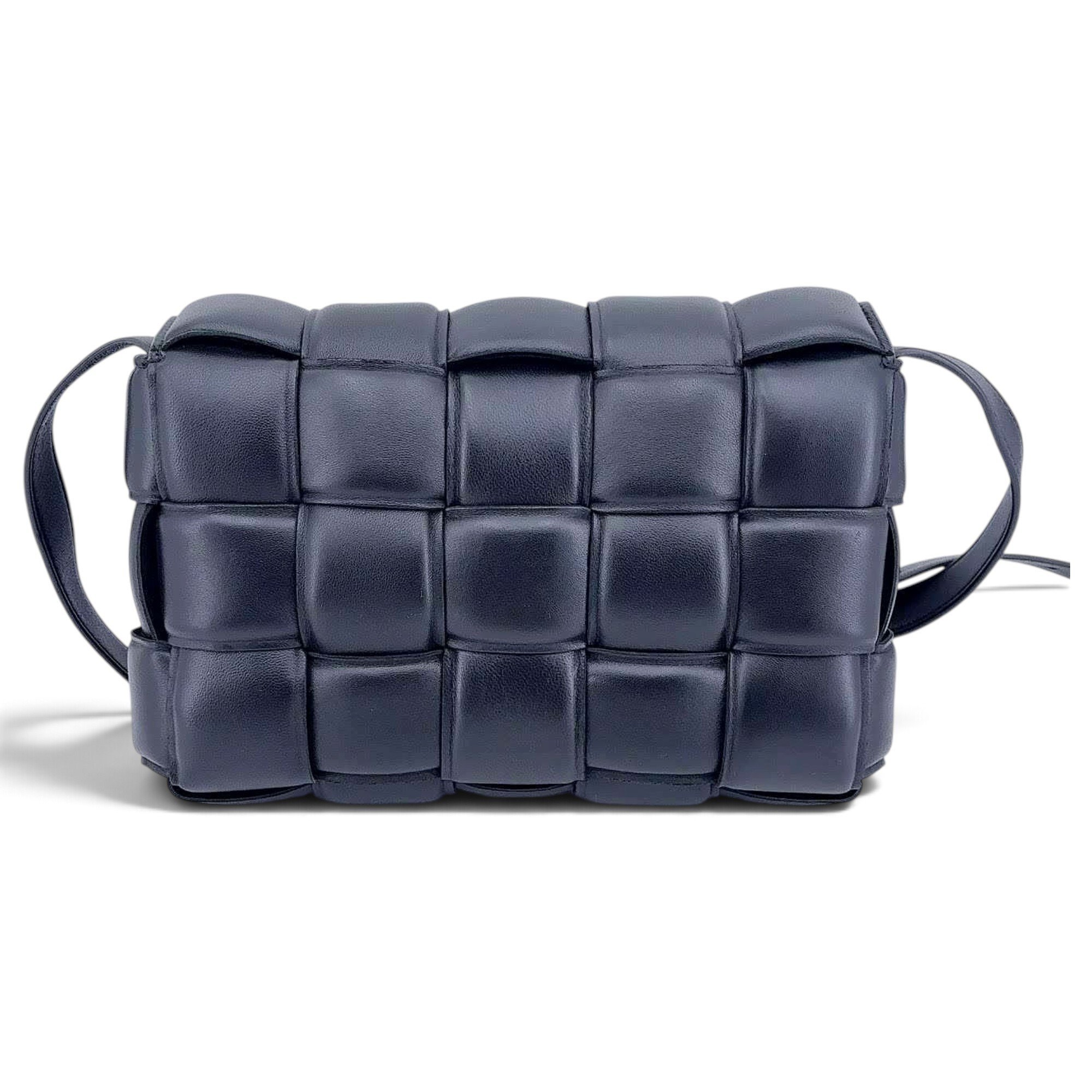 Cassette leather handbag
