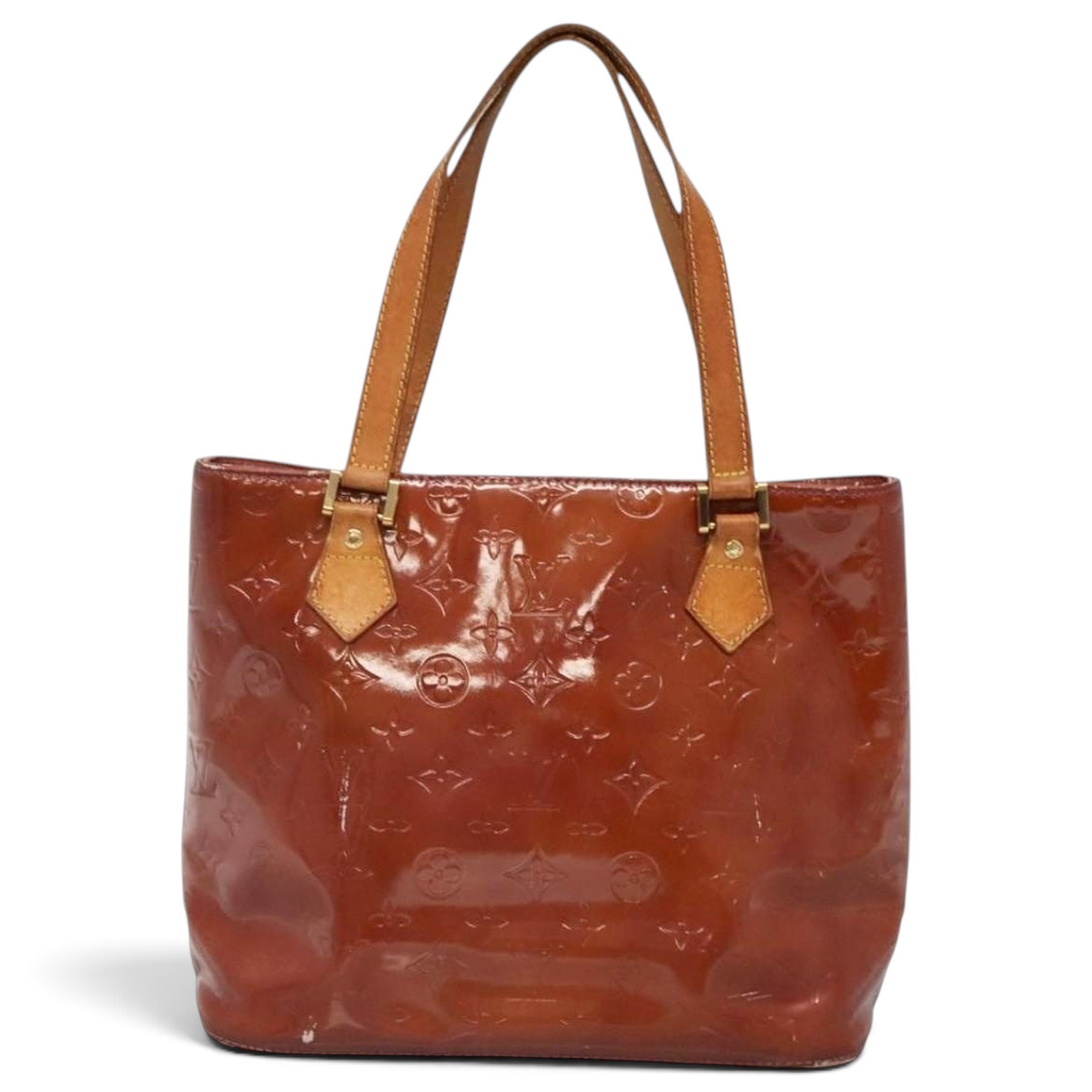 Houston patent leather handbag