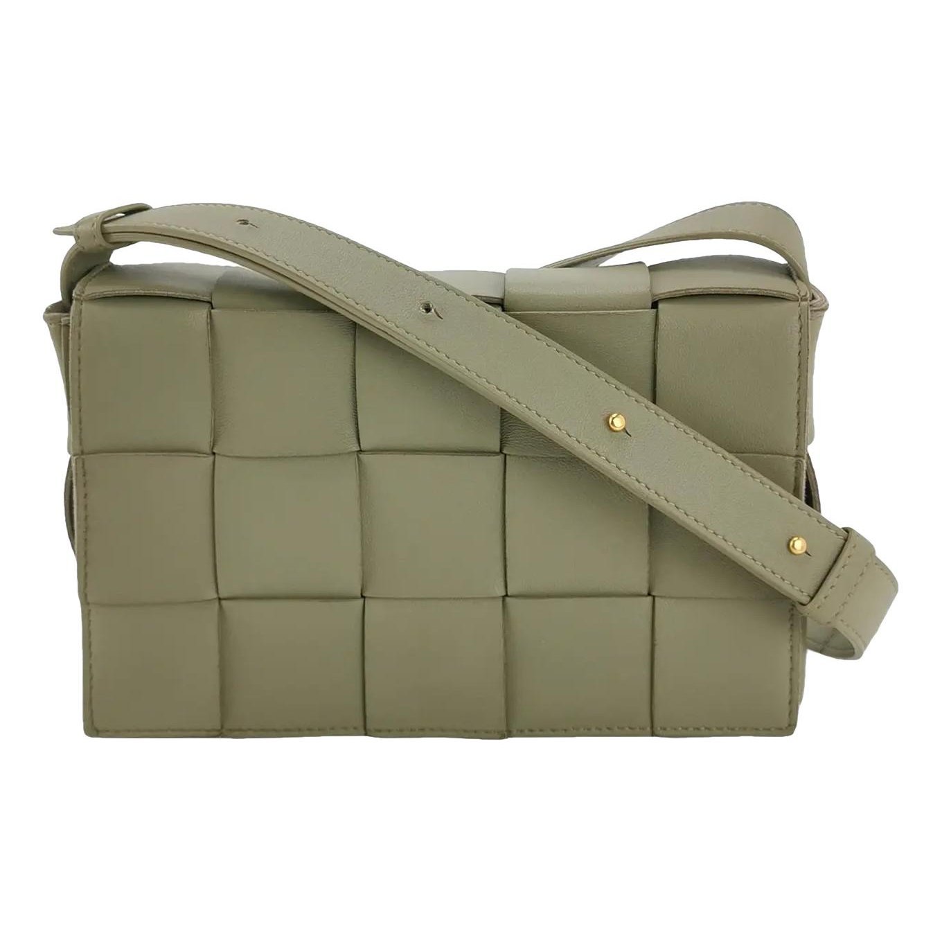 Cassette leather crossbody bag