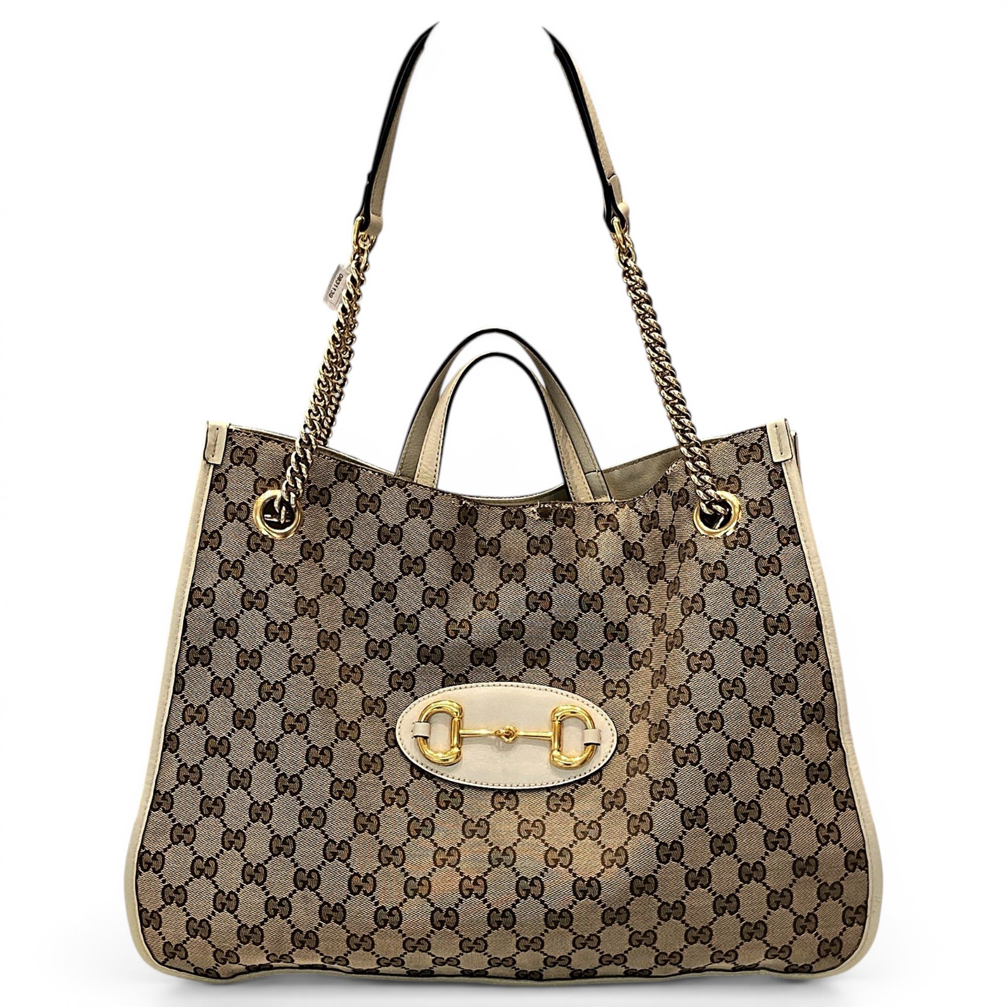 Horsebit 1955 Chain leather tote