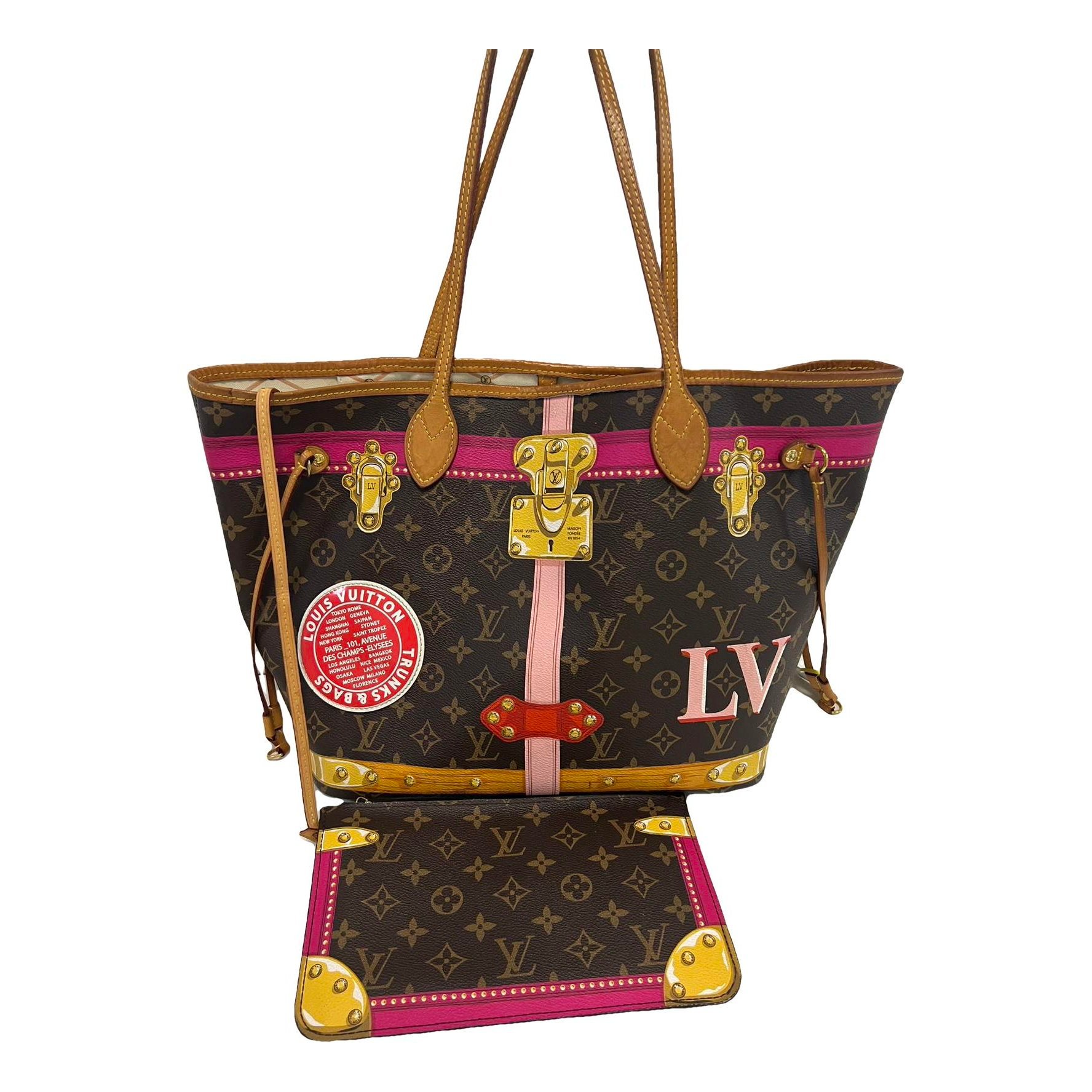 Neverfull leather tote