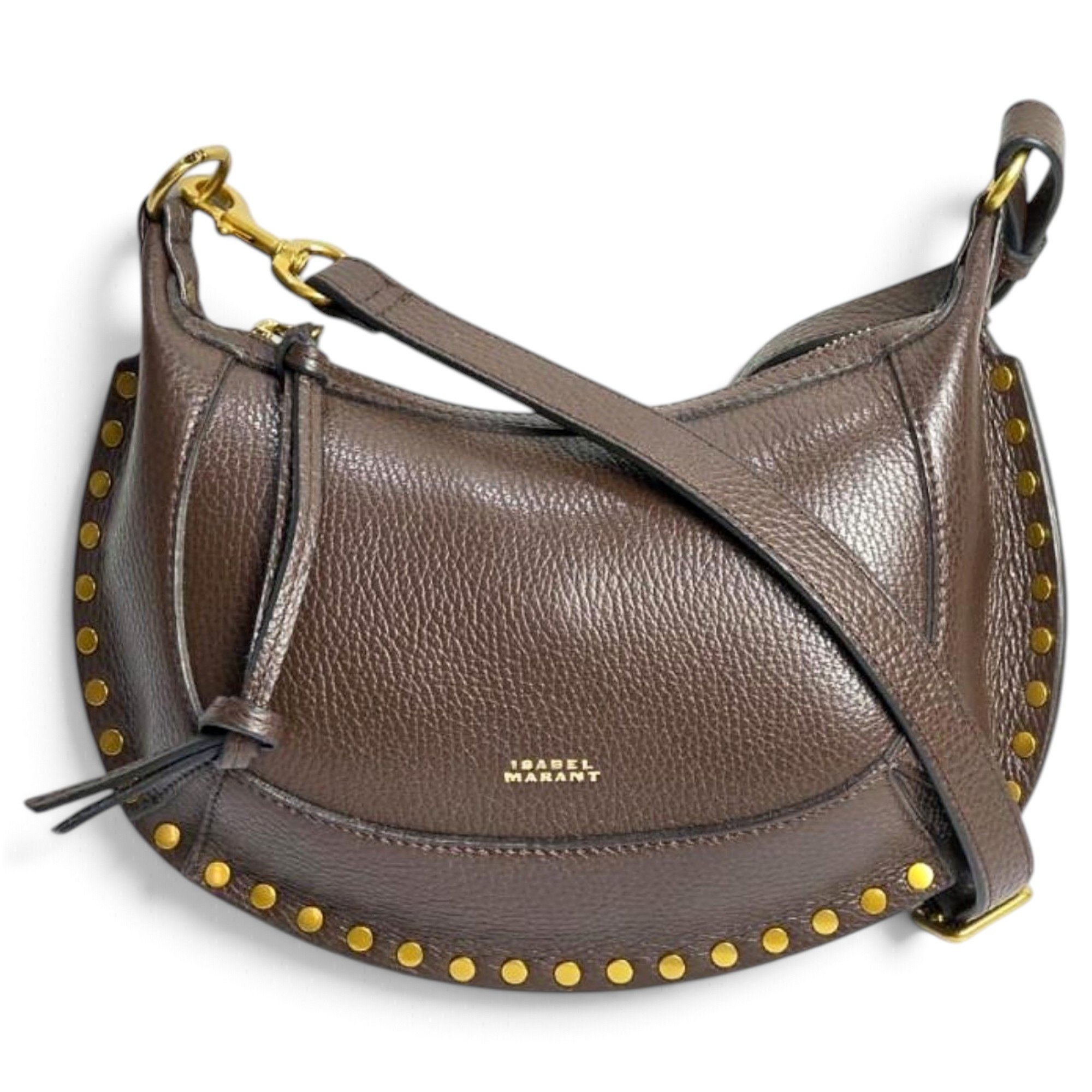 Isabel Marant Oskan Moon leather crossbody bag