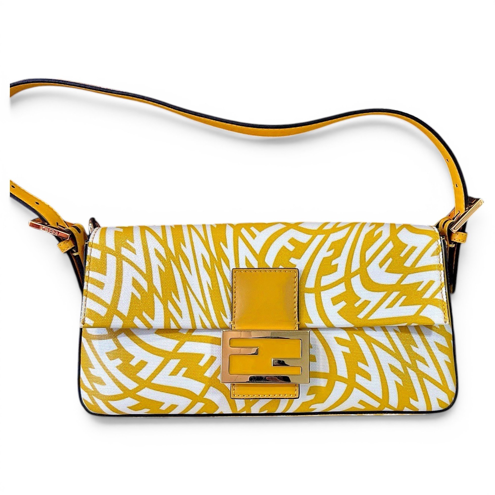 Baguette leather handbag