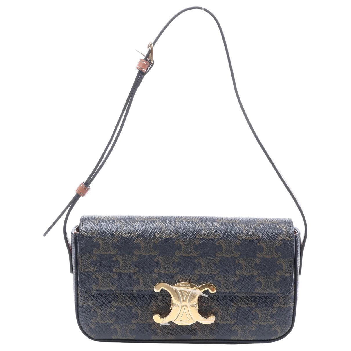 Triomphe leather handbag